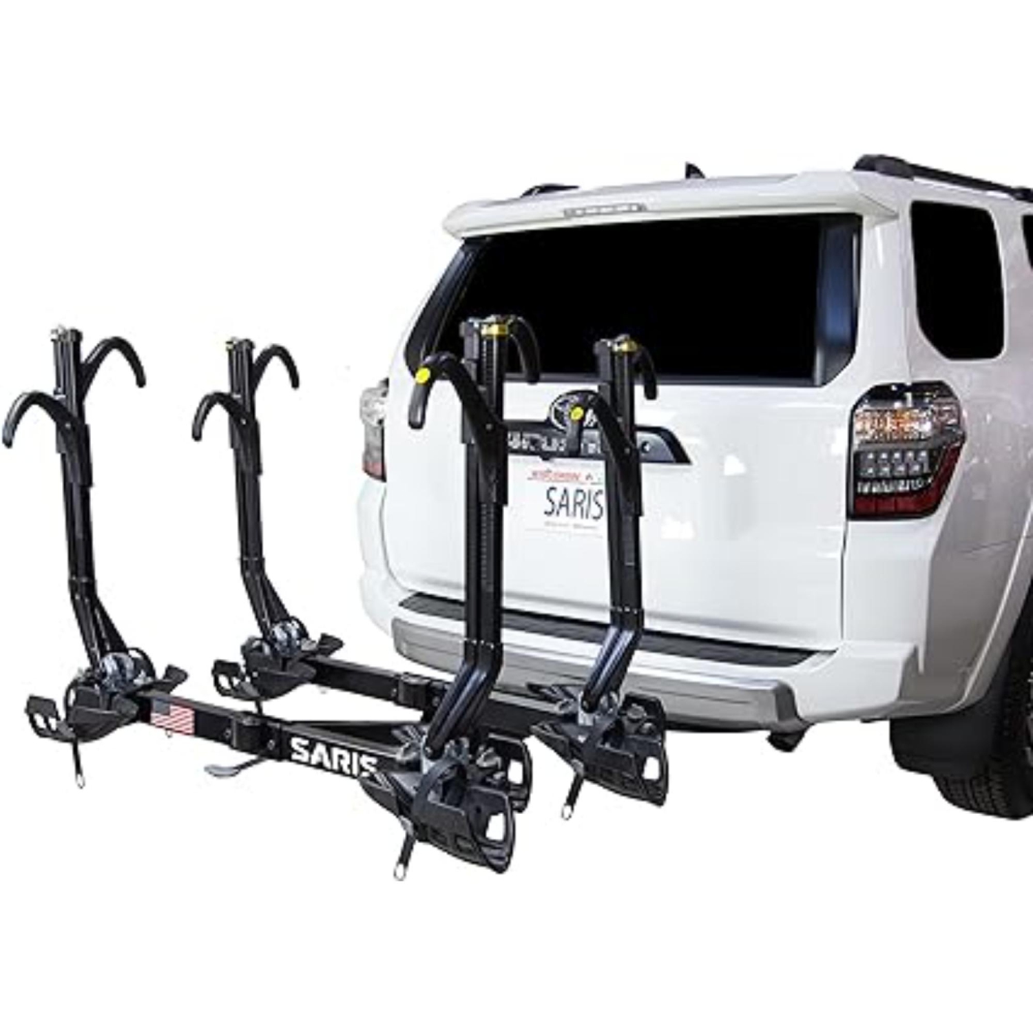 Saris – Support d’attelage Superclamp EX 4 pour vélo, système de transport pour porte-vélos d’attelage compatible avec attelage de 2 po