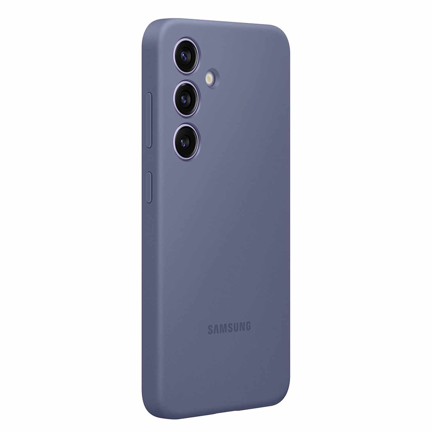 Étui souple ajusté en silicone de Samsung pour Galaxy S24 - Violet