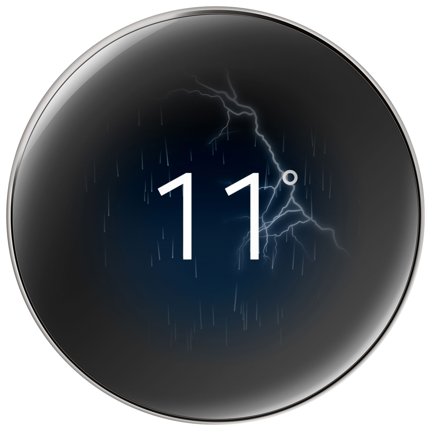 Google Nest Wi-Fi Smart Learning Thermostat - Polished Silver