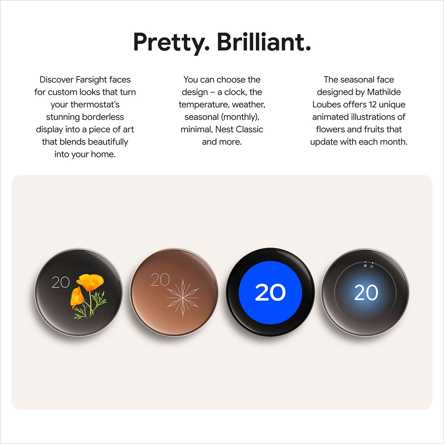 Thermostat intelligent Wi-Fi Nest Learning de Google - Or poli