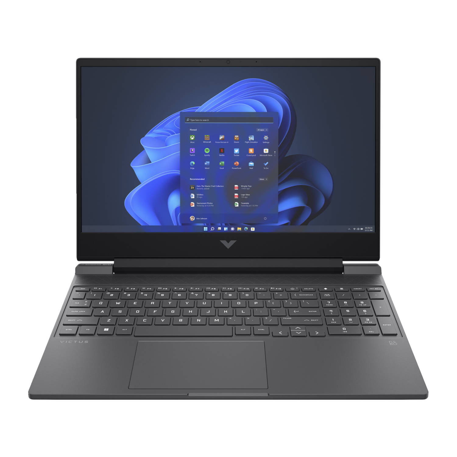 HP Victus Gaming Laptop 15-fa0747nr, 15.6", Windows 11 Home, Intel® Core i5, 8GB RAM, 256GB SSD, NVIDIA GeForce RTX™ 1650