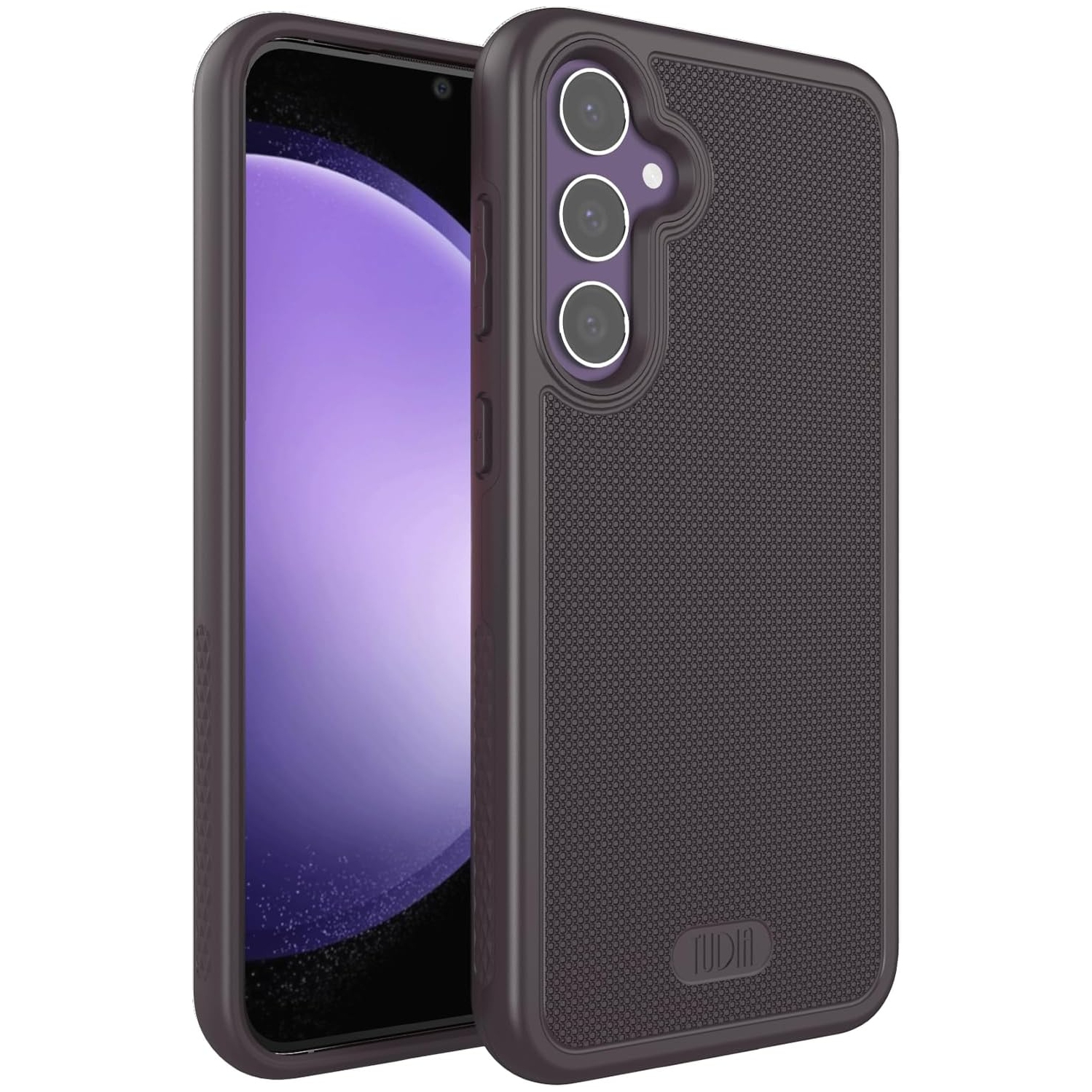 Étui MergeGrip de TUDIA pour Galaxy S23 FE de Samsung de qualité militaire - Violet foncé