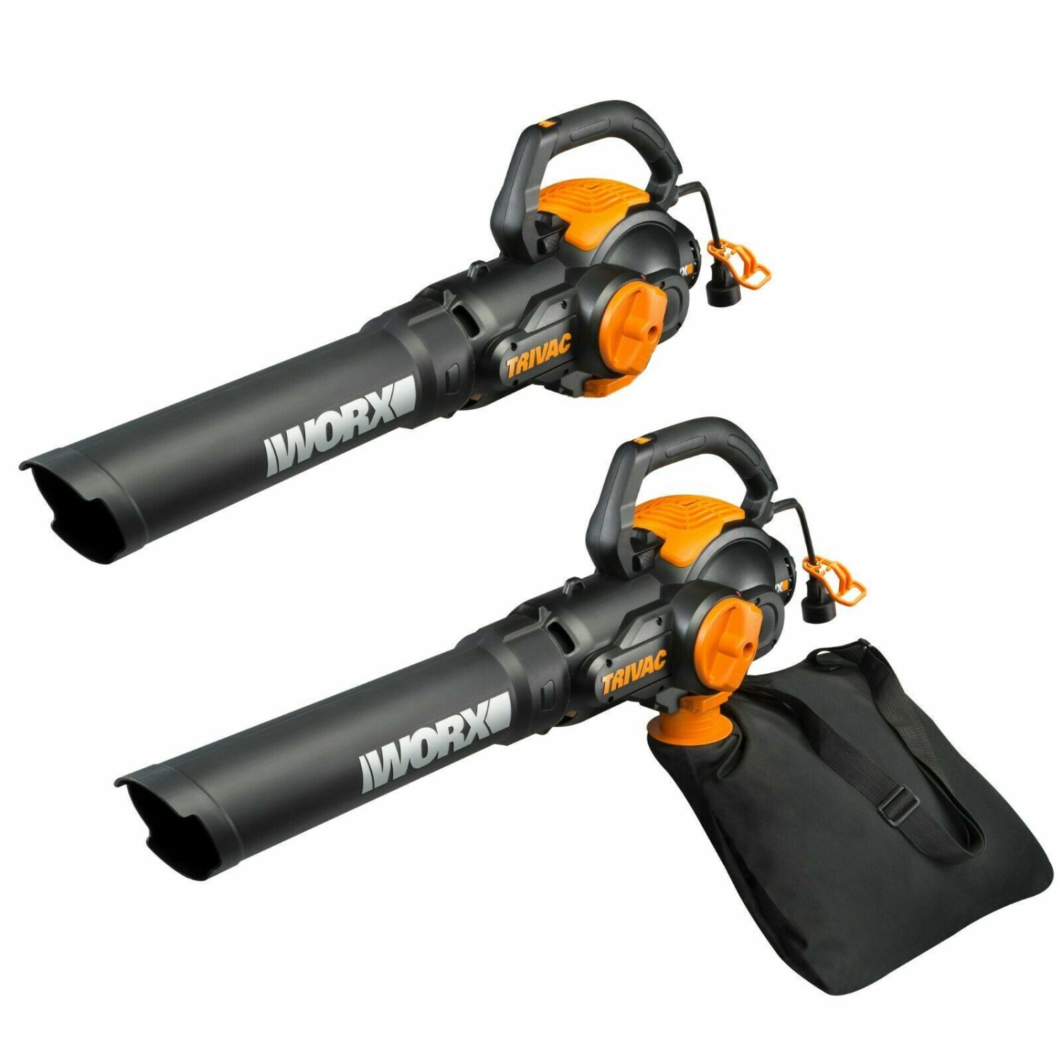 Worx WG512 TriVAC 12 Amp Electric 3-in-1 Leaf Blower/Mulcher/Yard Vacuum