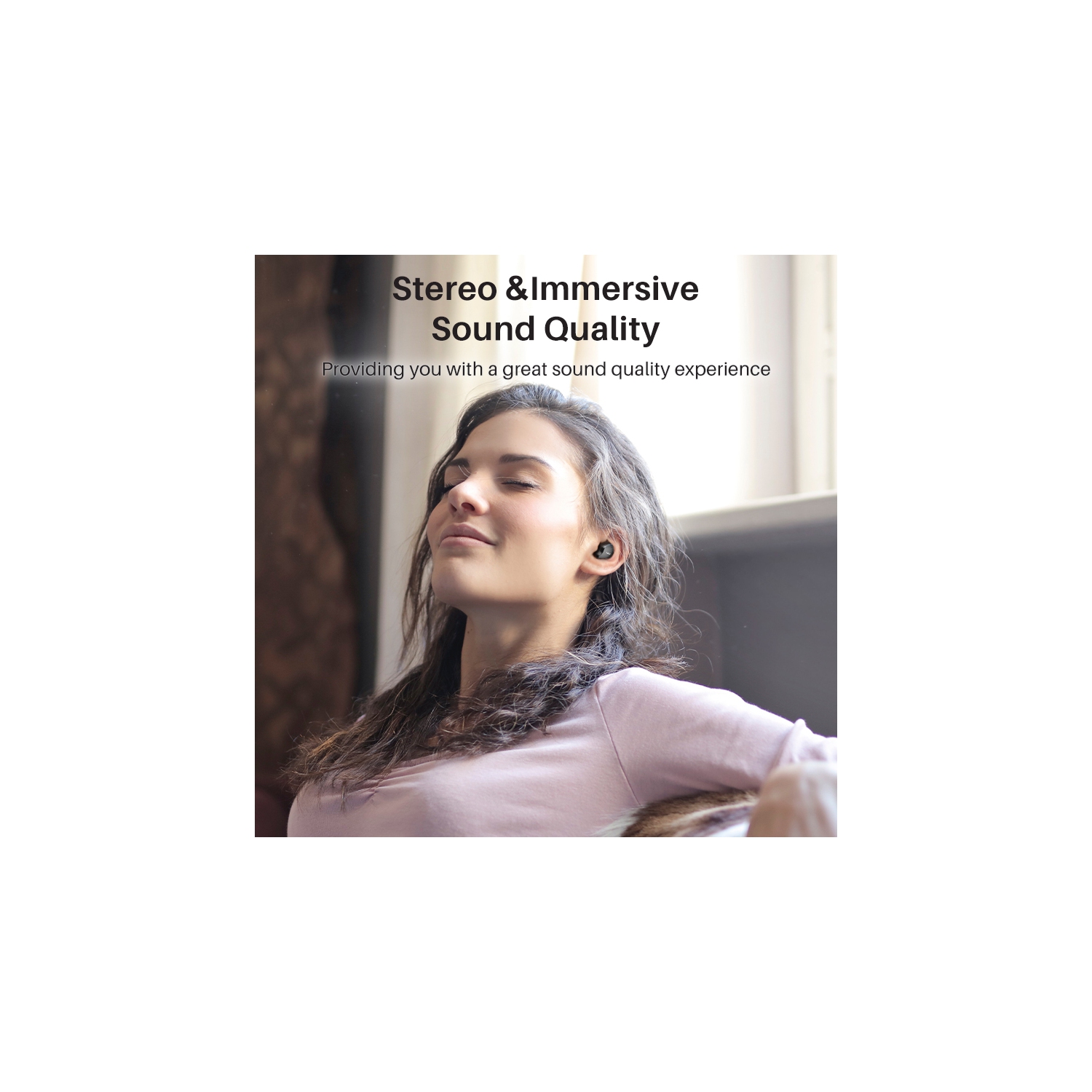 TOZO T18 Bluetooth 5.3 True Wireless Stereo Earbuds IPX8 Waterproof in Ear Headset Call Noise Reduction Headphones with Digital Display and