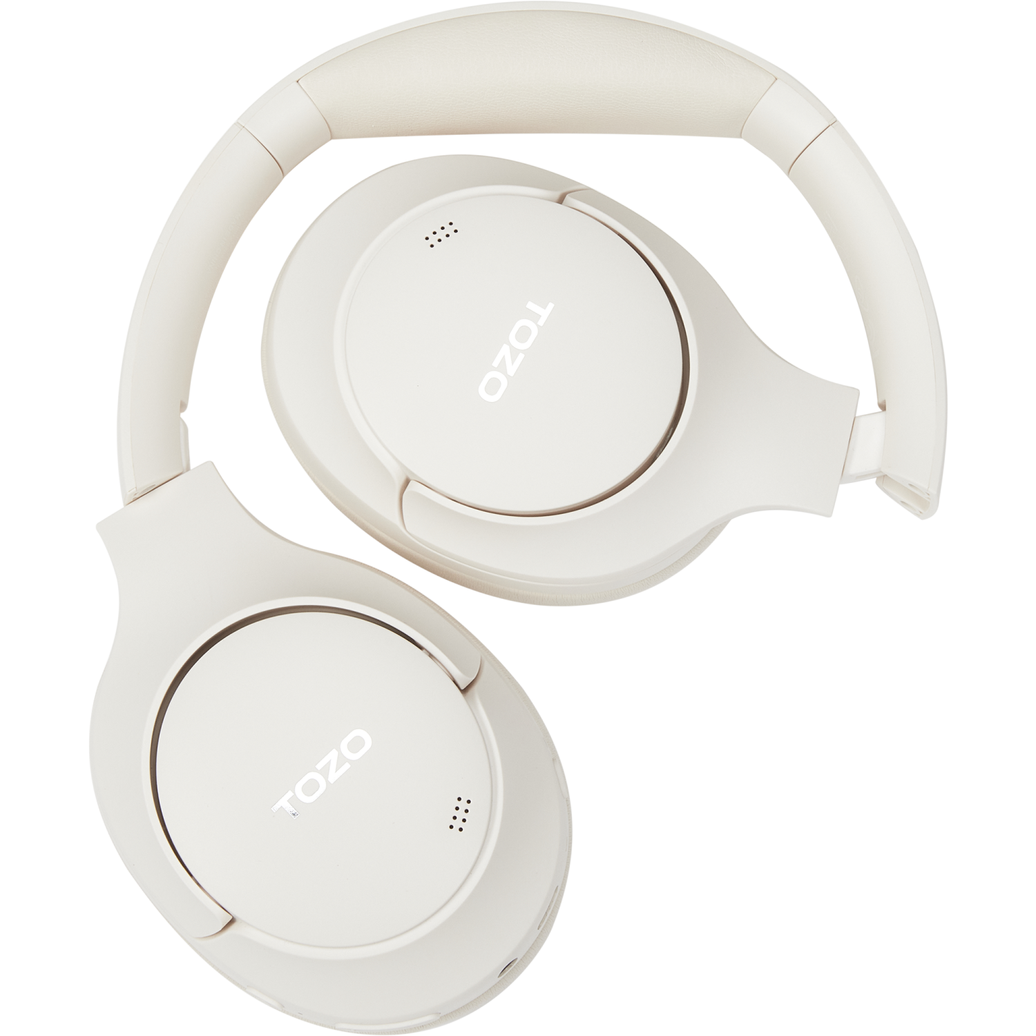 TOZO HT2 Hybrid Active Noise Cancelling Headphones, Wireless Over Ear Bluetooth Headphones, 60H Playtime, Hi-Res Audio Custom EQ via App Deep Bass