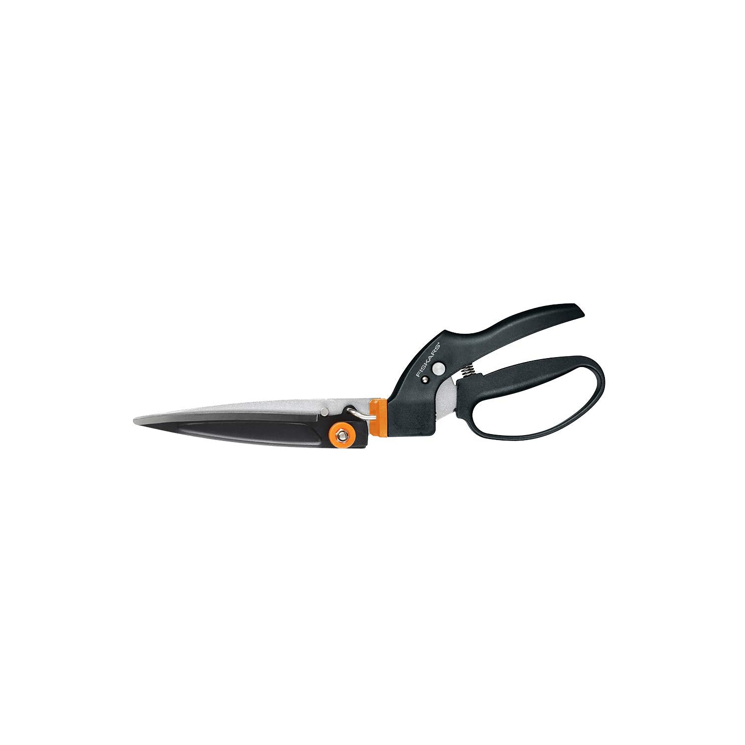 Fiskars – Ciseaux à gazon pivotants Fiskars Garden 392171-1001, noir/orange