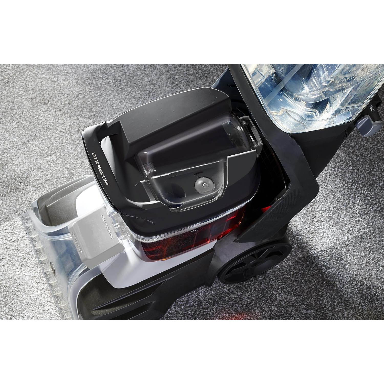 Aspirateur pour tapis Hoover PowerScrub XL, aspirateur vertical, FH68002&nbsp;V, noir