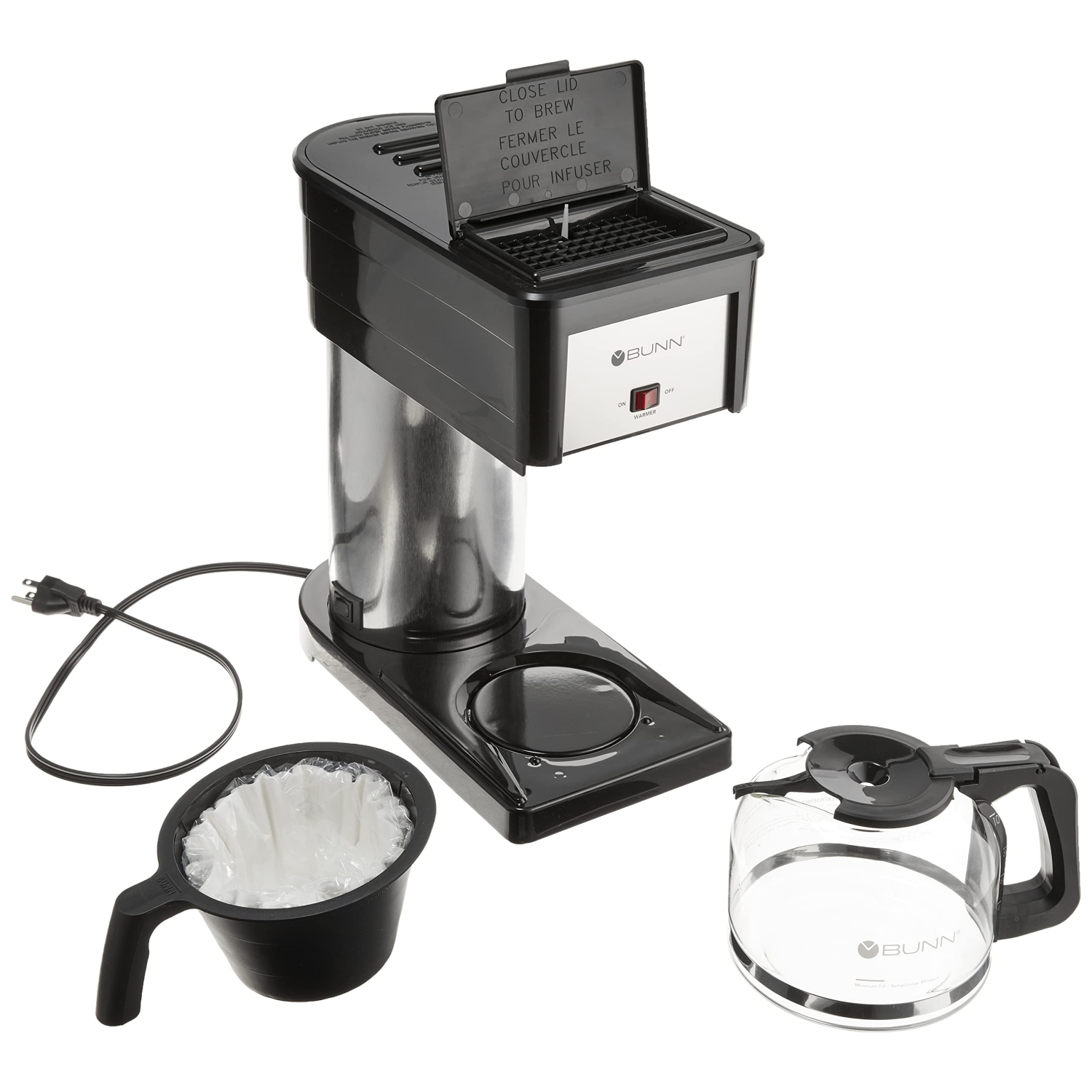 BUNN BX Speed Brew Classic 10-Cup Coffee Brewer, Black