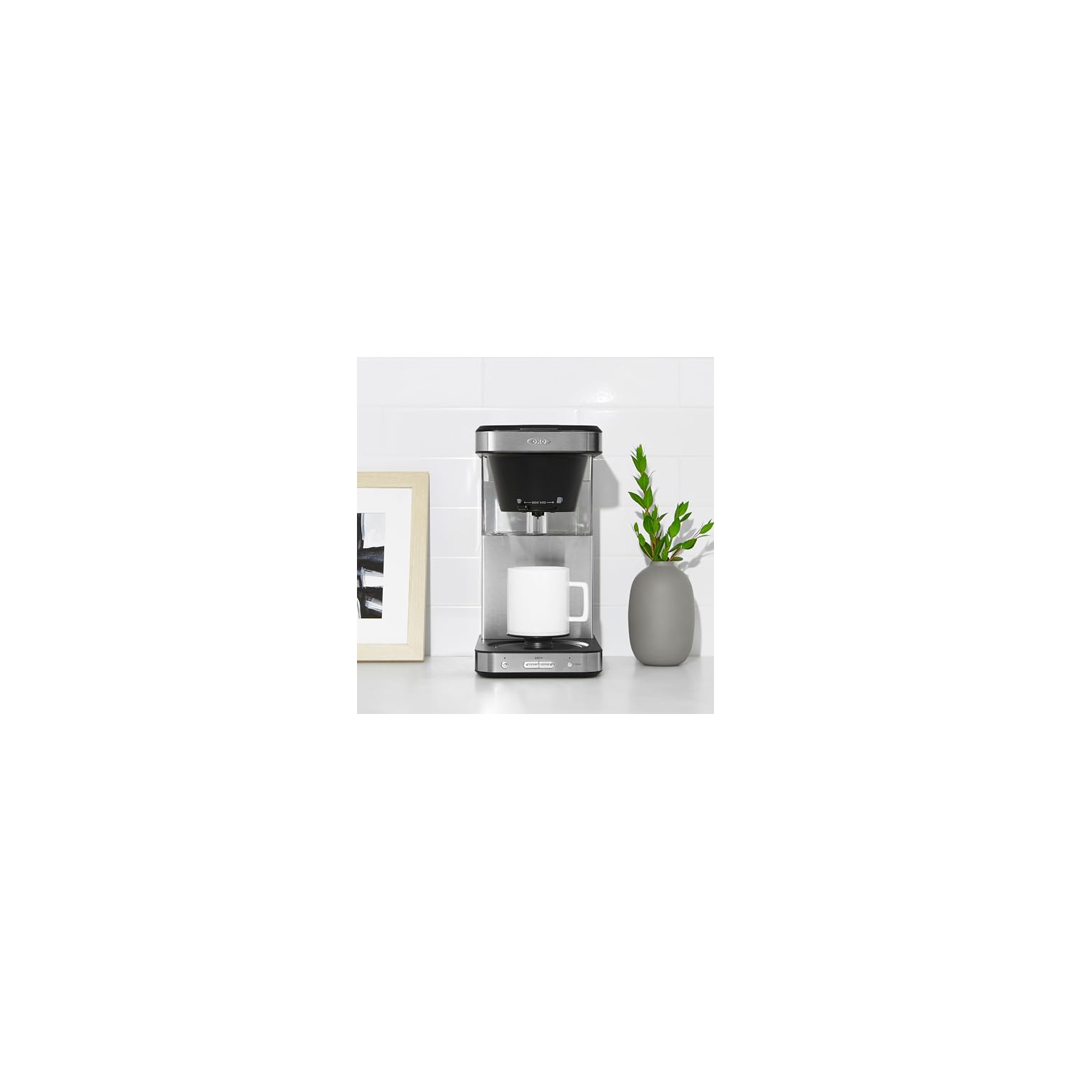 OXO Brew 8 Cup Coffee Maker, Stainless Steel