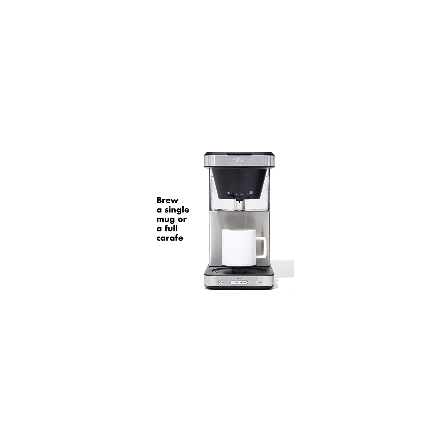 OXO Brew 8 Cup Coffee Maker, Stainless Steel