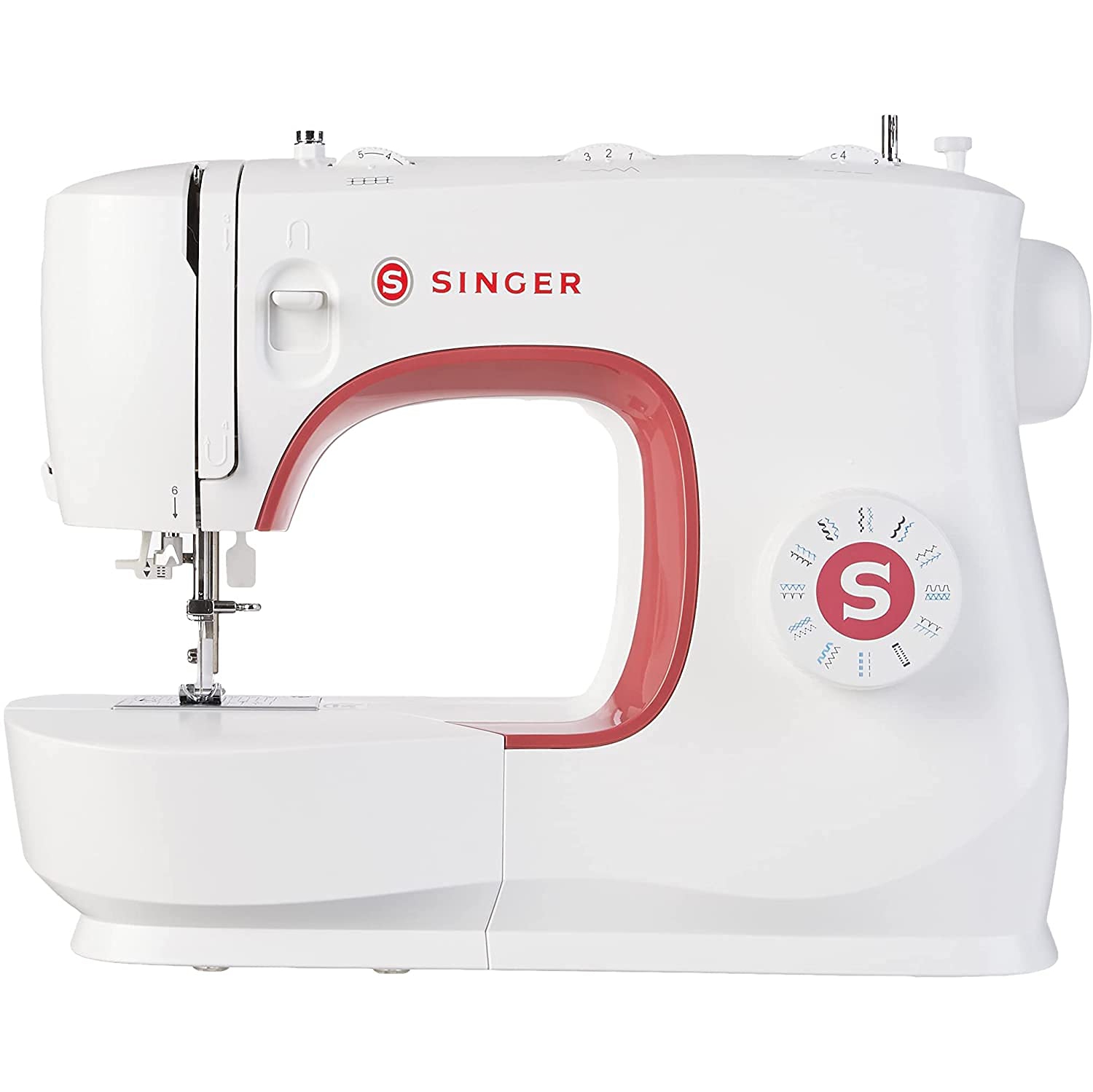 SINGER | machine à coudre MX231 avec kit d'accessoires et pédale 97 Stitch applications simple & excellent pour les débutants