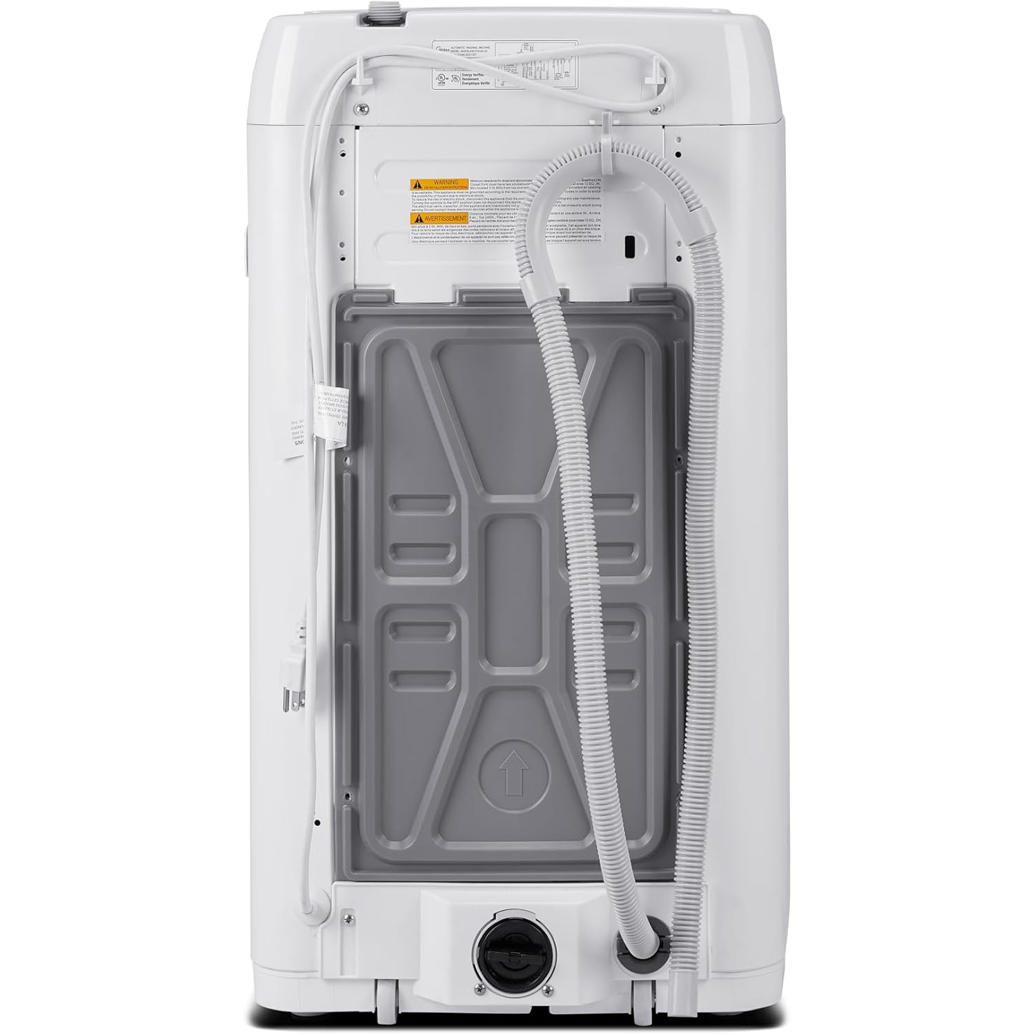 COMFEE' Portable Washing Machine, 1.0 Cu.Ft Compact Washer With LED Display, Fully Automatic Wash Cycles, 2 Built-in Rollers, Ideal For RV, Dorm,