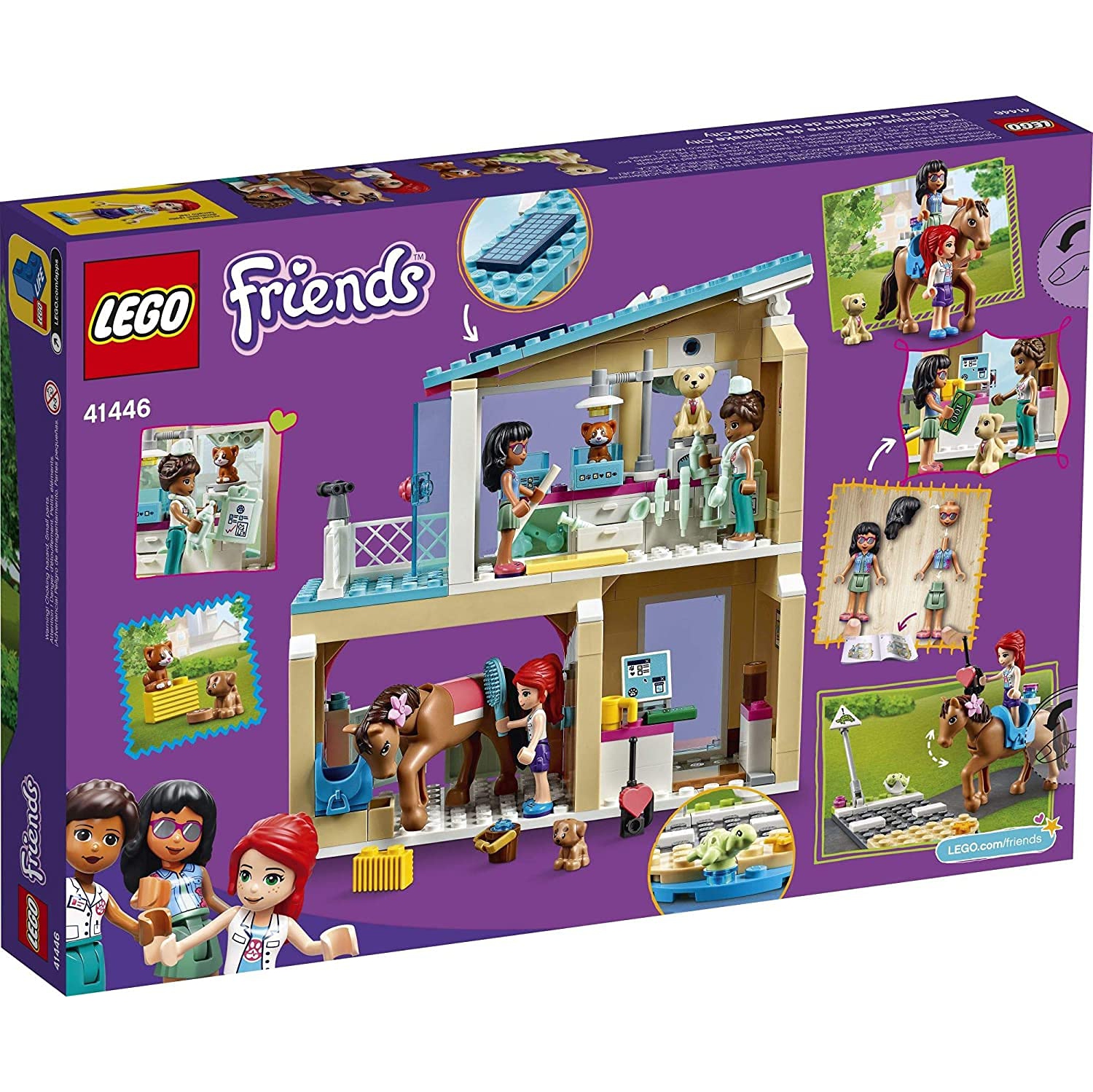 LEGO Friends Heartlake City Vet Clinic 41446 Building Kit Animal Rescue Toy Makes a Great Value Christmas 258 Pieces Best Buy Canada