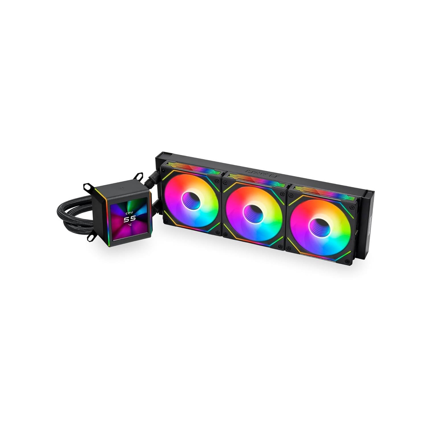 Lian-Li Galahad II LCD CPU Liquid Cooler - Black, 360mm, SL-Infinity Fan