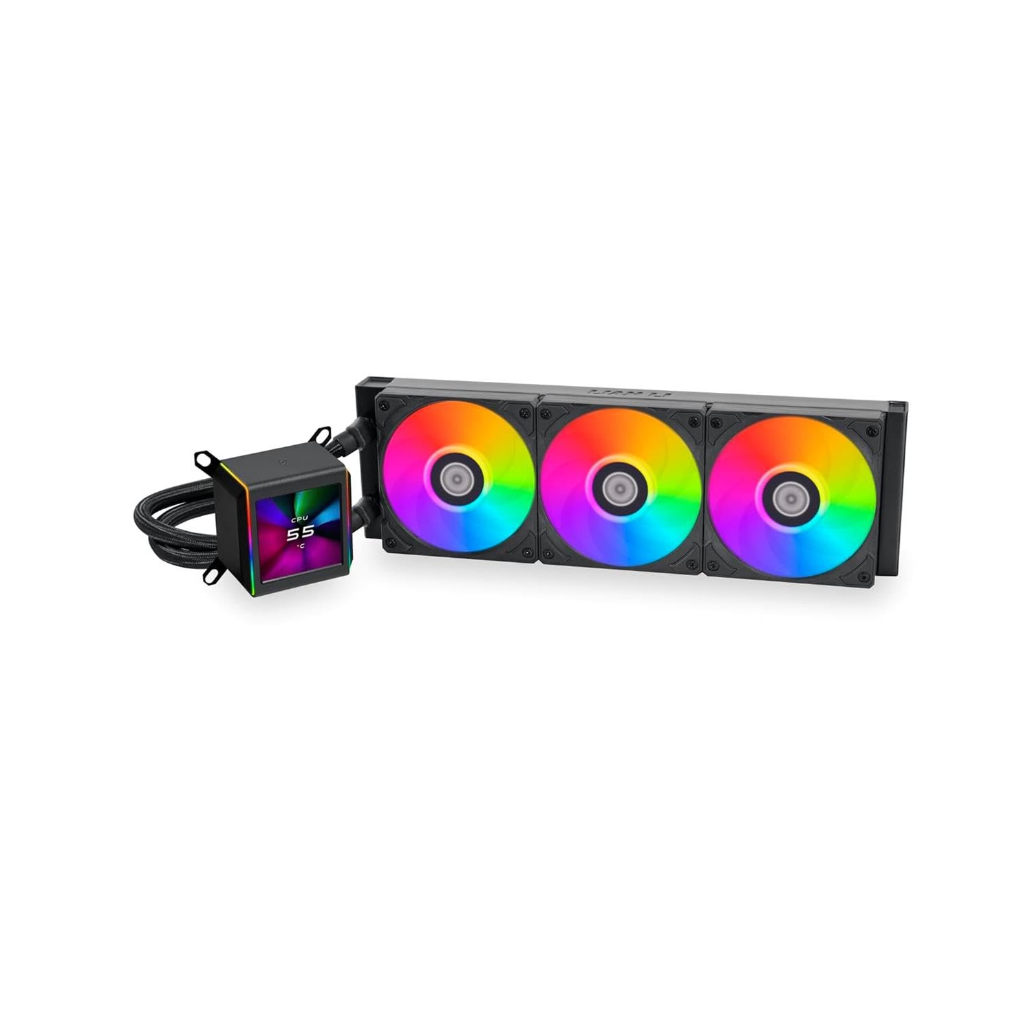 Lian-Li Galahad II LCD CPU Liquid Cooler - Black, 360mm, SL-Infinity Fan