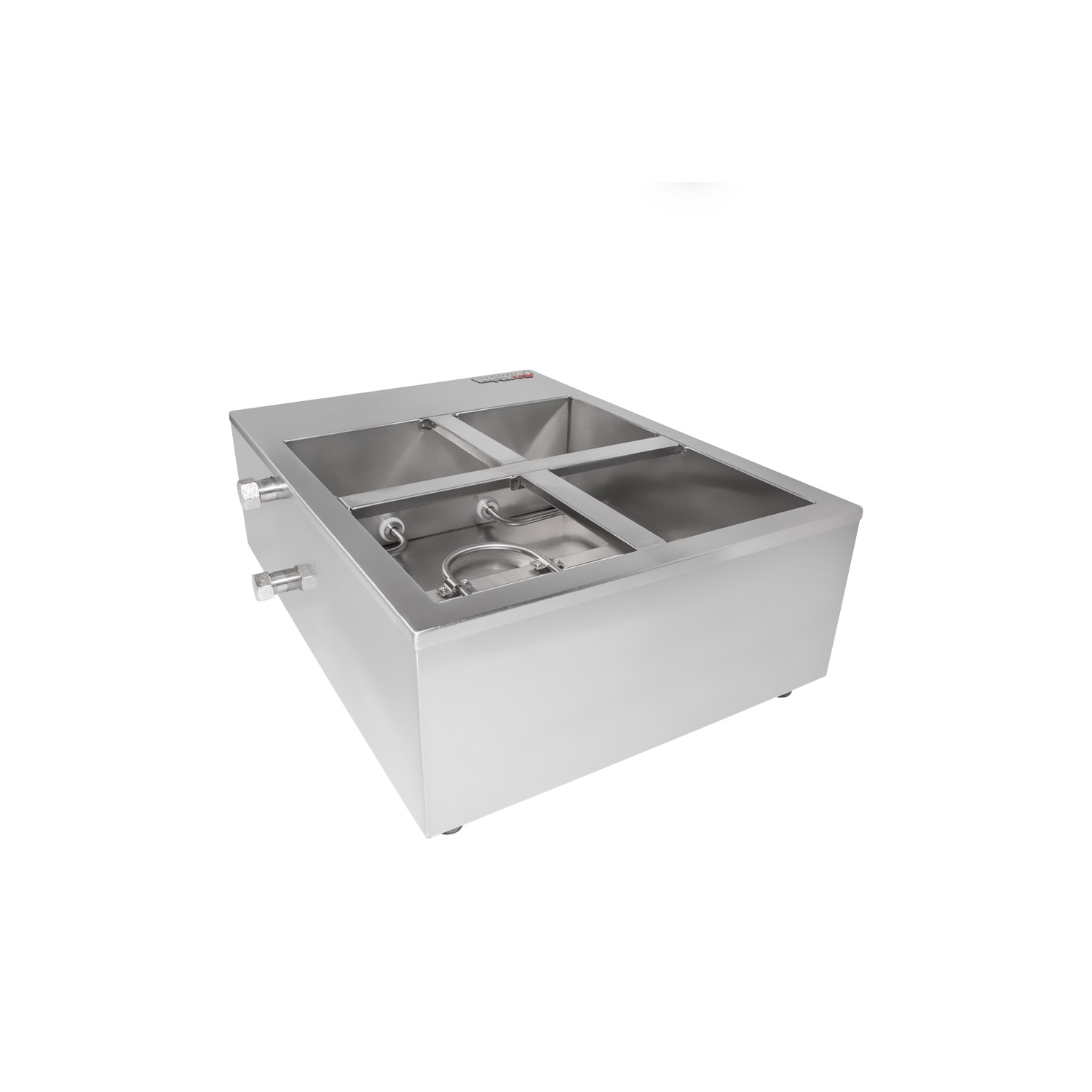 A-C2002-4 Chocolate Melting Machine | Home or Bakery Use | Stainless Steel | Manual Control | 4 Tanks | 110V