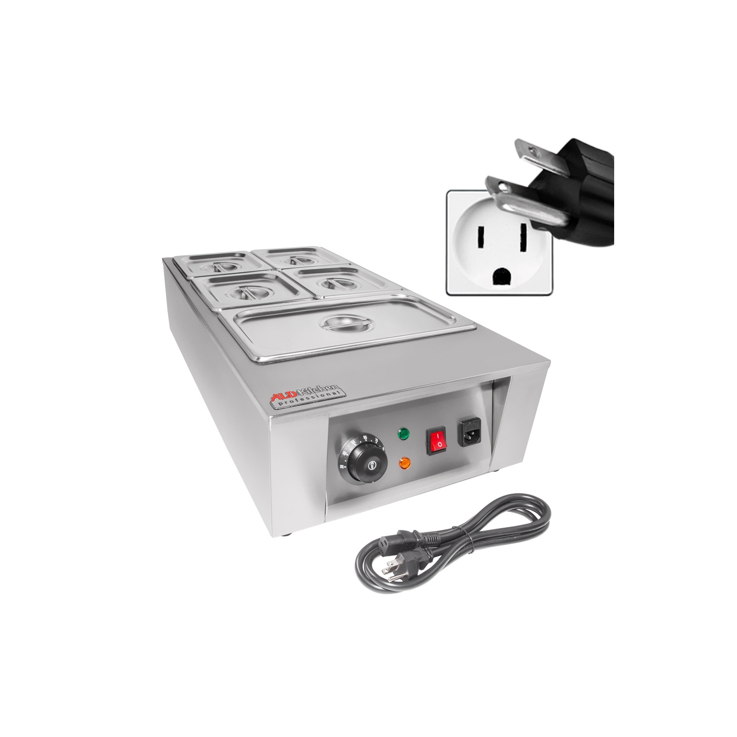 Chocolate Melting Machine | Home or Bakery Use | Stainless Steel | Manual Control | 5 Tanks | 110V