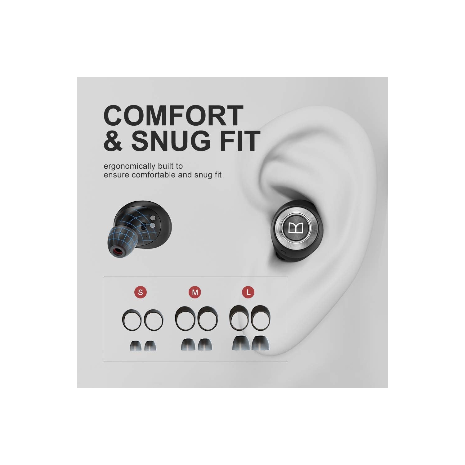 Écouteurs boutons sans fil Achieve 100 AirLinks de Monster