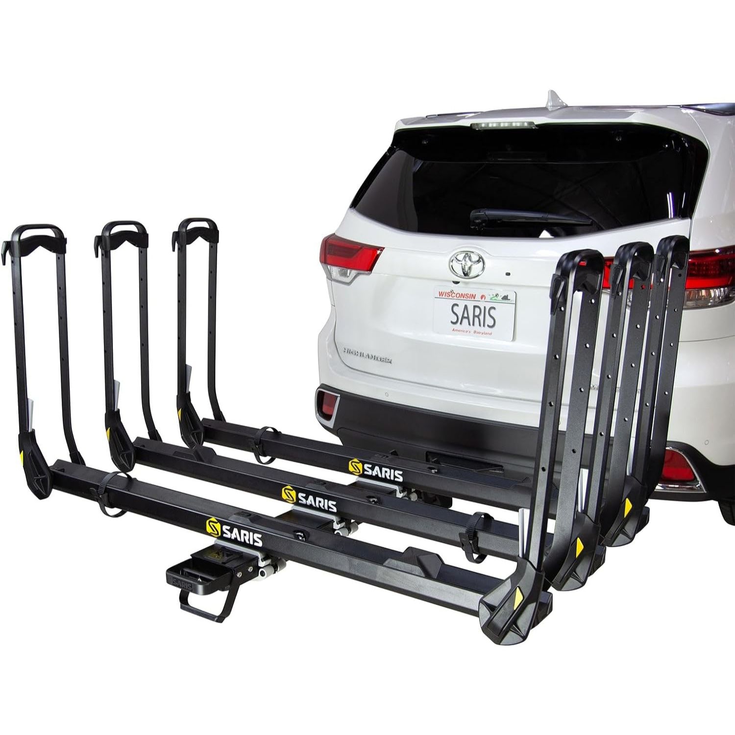 Porte-vélos d'attelage Saris MHS - attelage modulaire pour porte-vélos 3 vélos pour voitures, camions et VUS