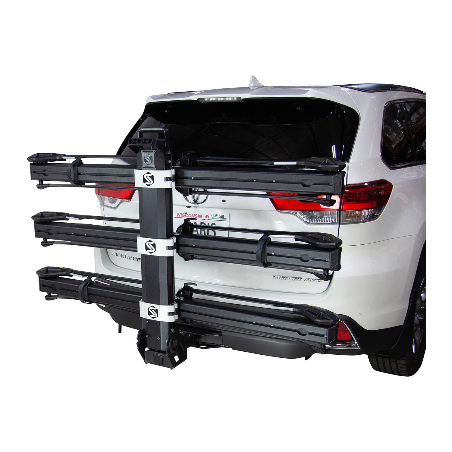 Porte-vélos d'attelage Saris MHS - attelage modulaire pour porte-vélos 3 vélos pour voitures, camions et VUS