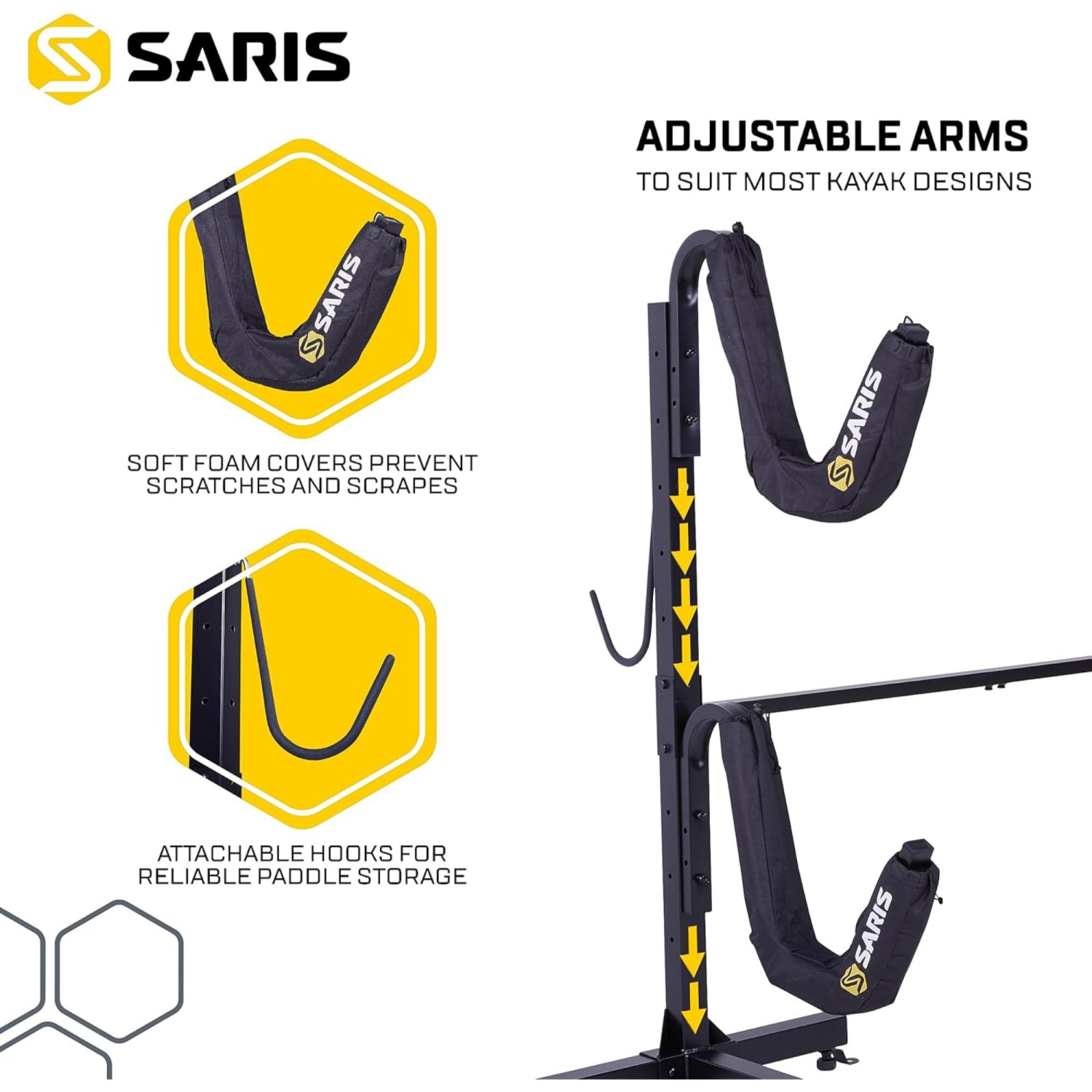 Saris – Support de rangement pour kayak, support de kayak autonome pour kayak et planche à pagaie