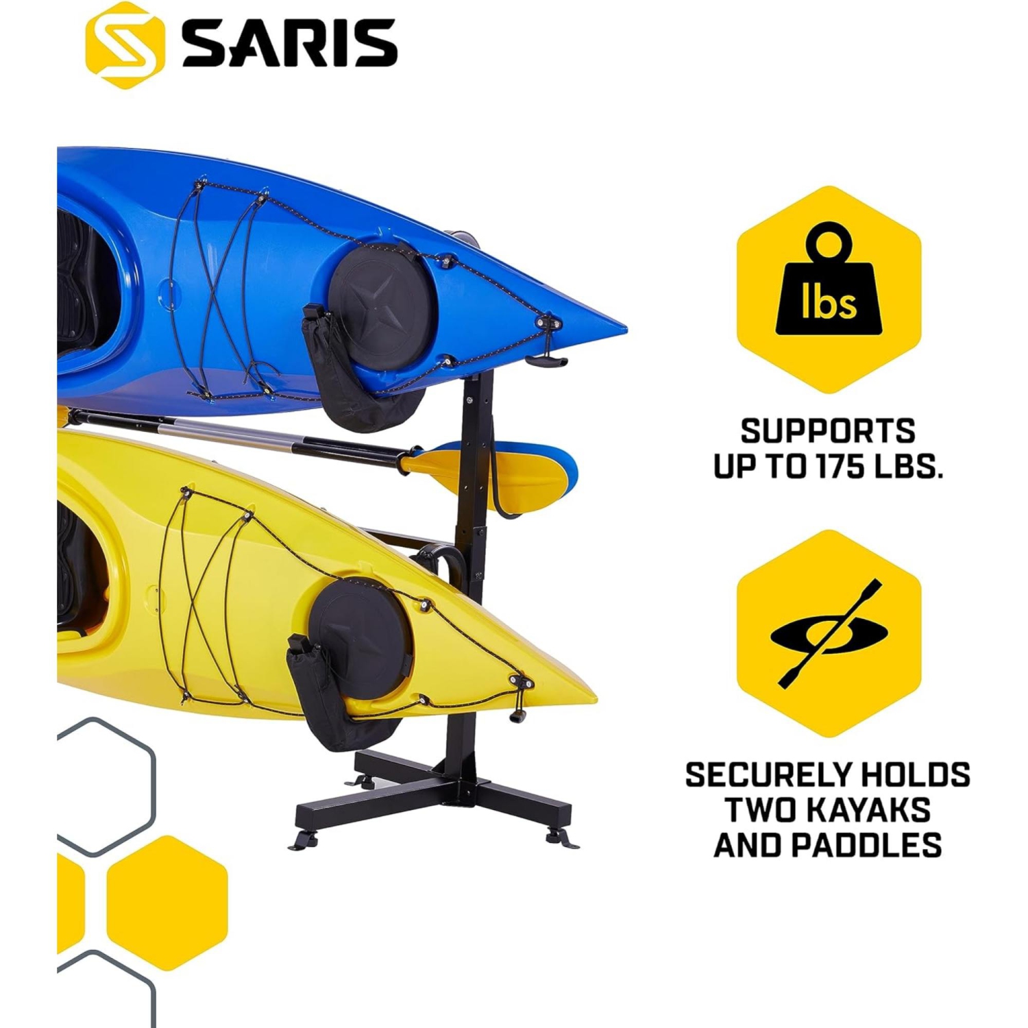 Saris – Support de rangement pour kayak, support de kayak autonome pour kayak et planche à pagaie