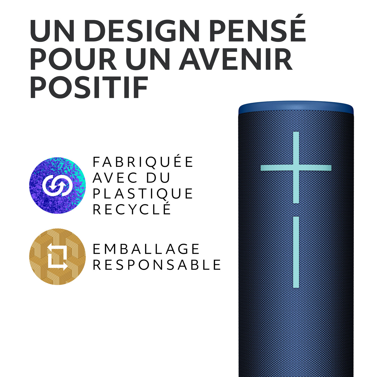 Haut-parleur sans fil Bluetooth étanche BOOM 4 d'Ultimate Ears - Bleu cobalt