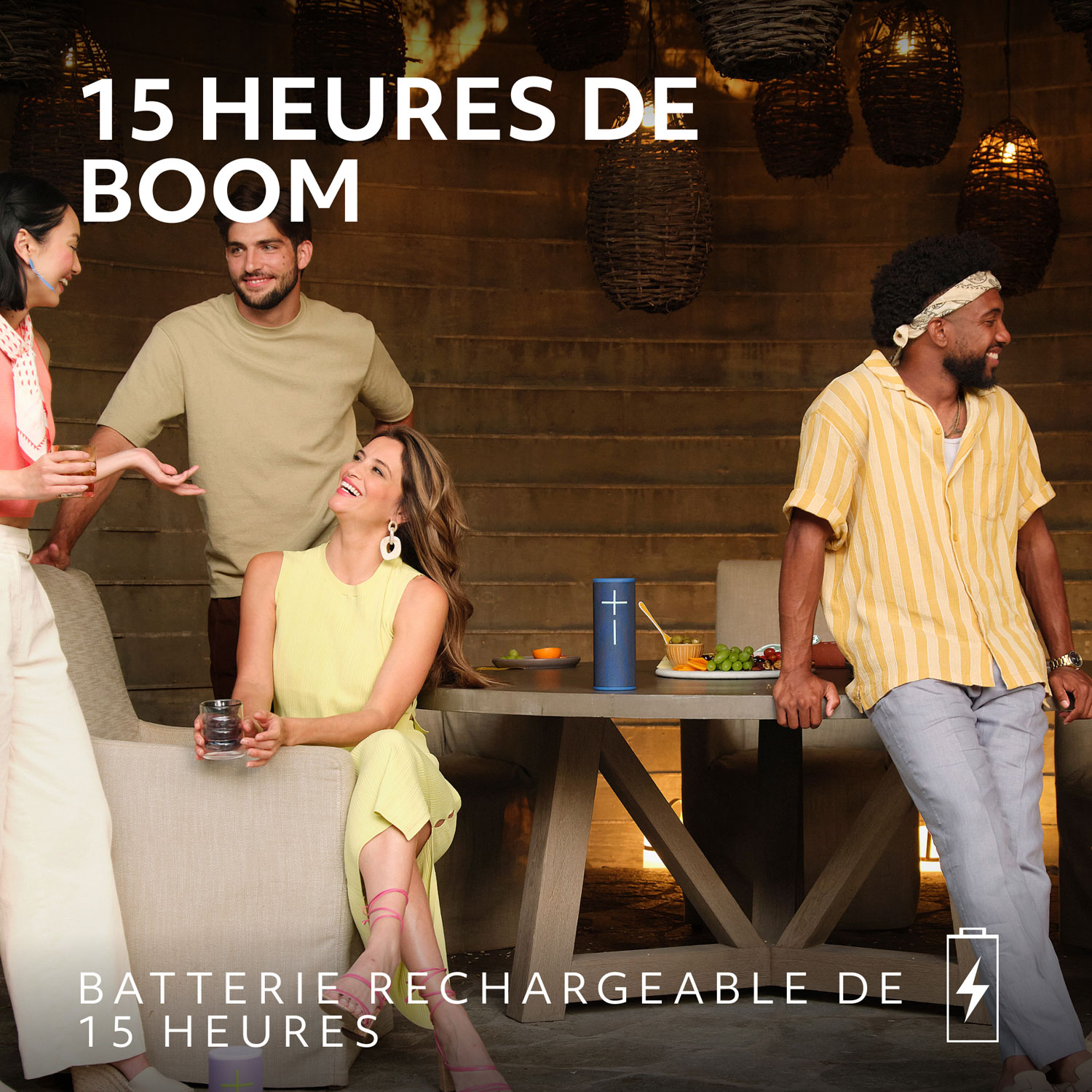 Ultimate Ears BOOM 4 Waterproof Bluetooth Wireless Speaker - Raspberry Red