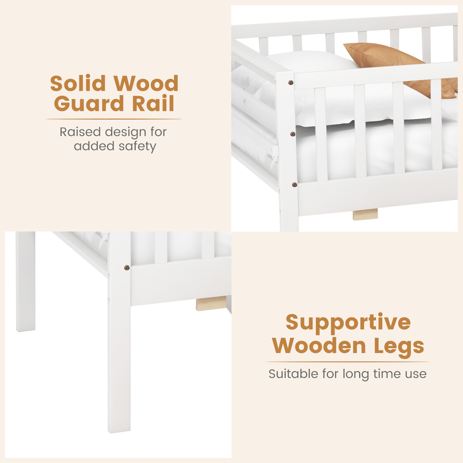 Gymax Twin Size Kids Bed w/ Storage 2 Pull-out Drawers Side Shelf for Children & Teens