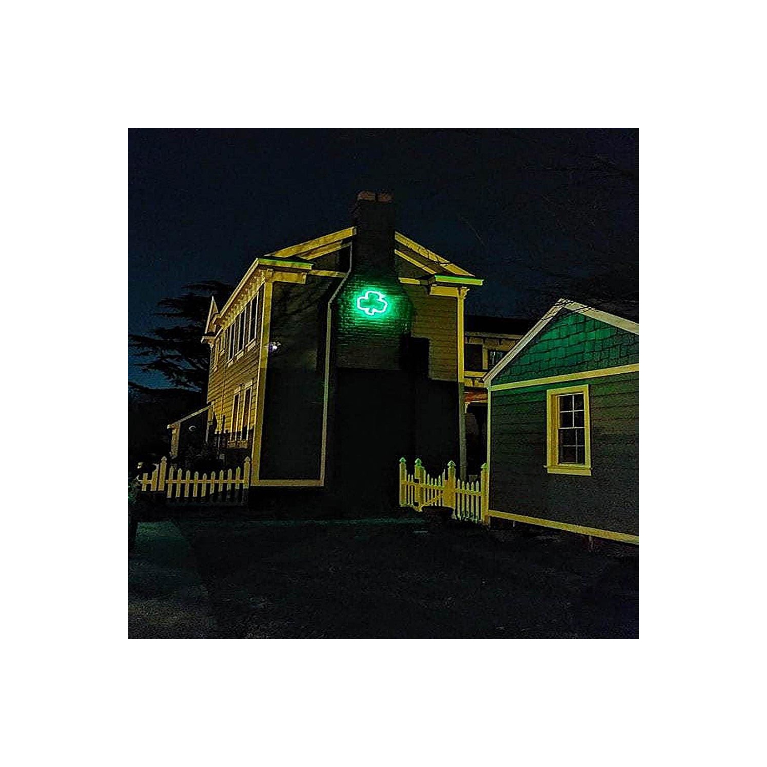 Novelty Lights Green LED Shamrock Rope Light Motif Sculpture, St. Patrick's Day Decoration