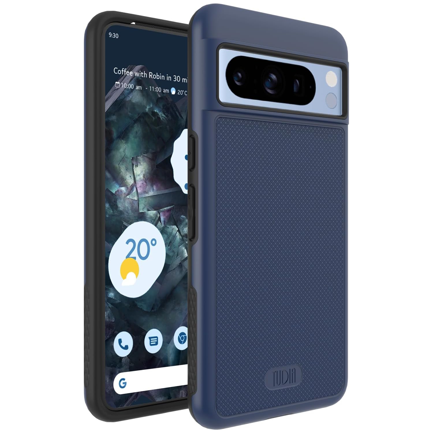 Étui MergeGrip de TUDIA pour Pixel 8 Pro de Google de qualité militaire - Indigo