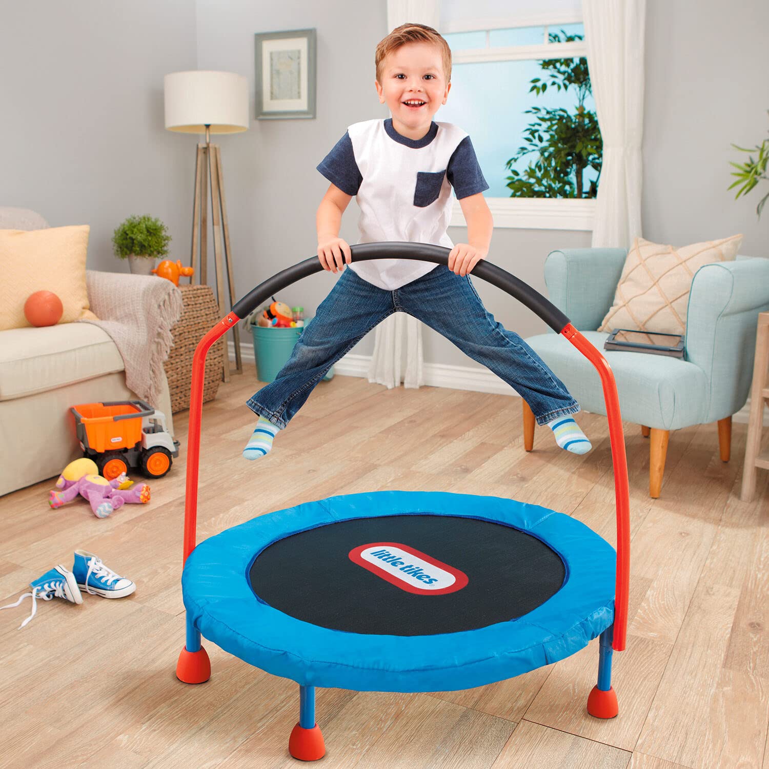 Little Tikes Easy Store 3' Trampoline, 36.00 L x 36.00 W x 33.50 H Inches