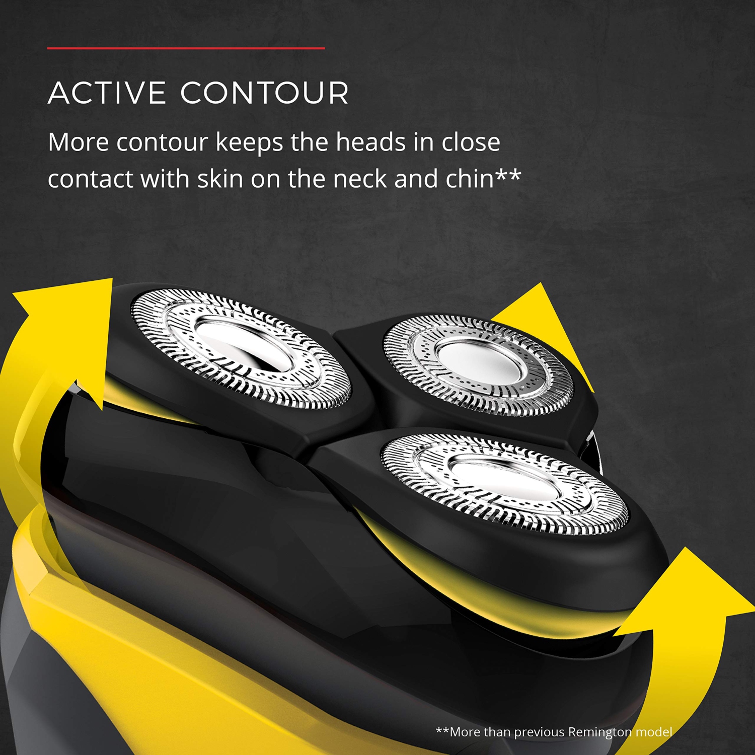 Remington Virtually Indestructible Rotary Shaver 5100, Yellow