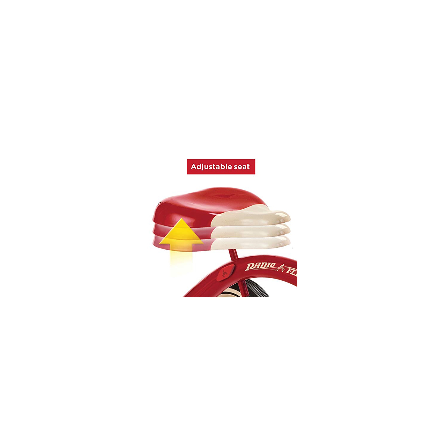 Radio Flyer Classic Red 10 inch Tricycle for Toddlers Ages 2-4, Toddler Bike