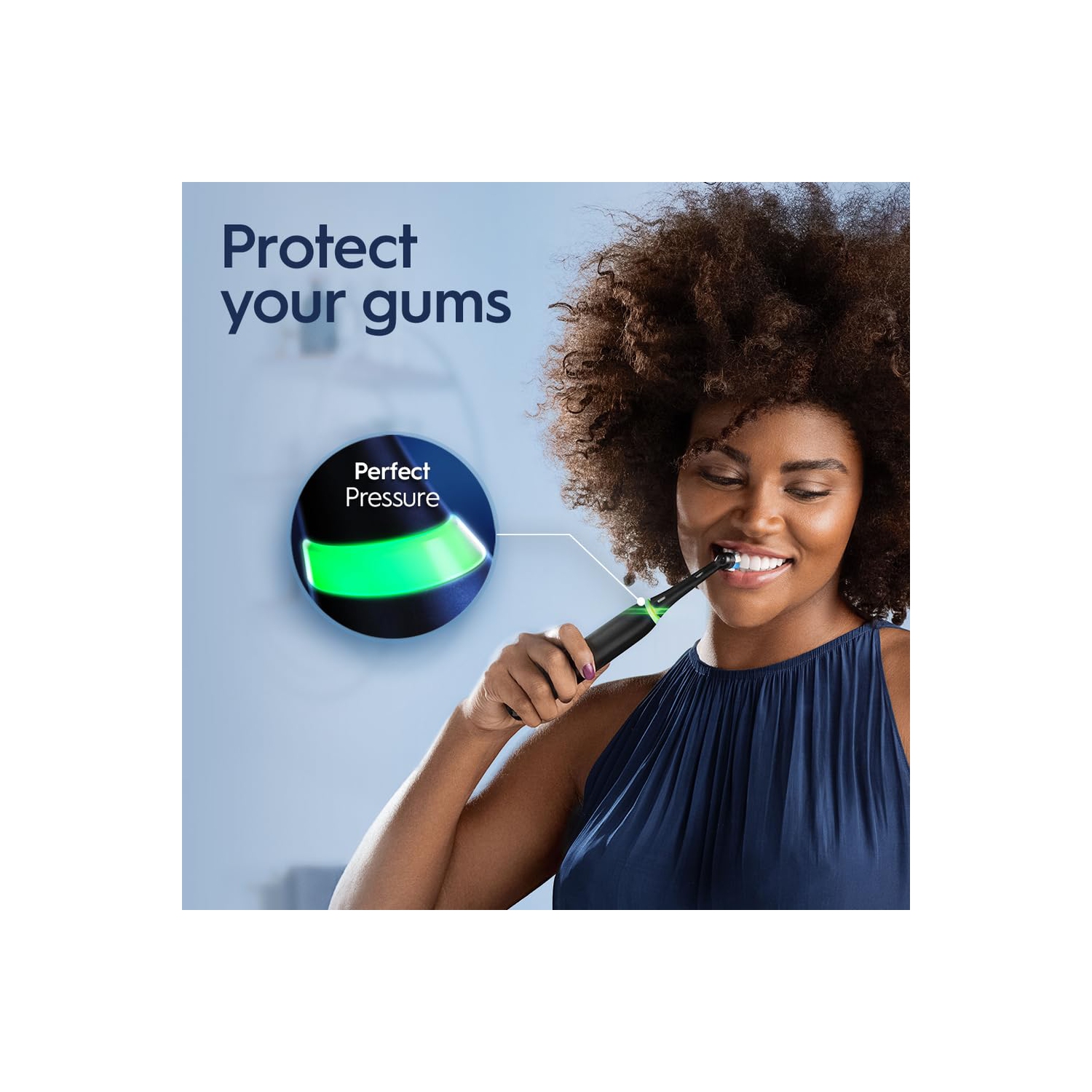 Brosse à dents électrique Oral B IO Series 3 avec tête de brosse, rechargeable, blanc