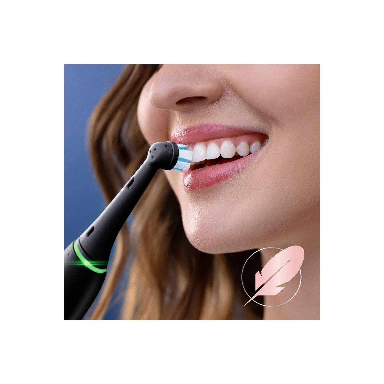 Têtes de brosse de rechange IO Genuine d’Oral-B, soins doux, recharges pour brosses à dents électriques IO d’Oral-B, blanc, 4 unités