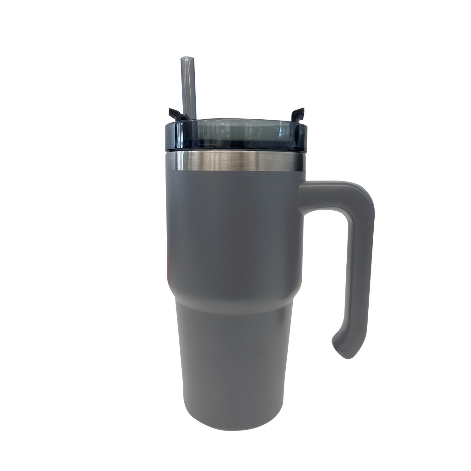 JS Gourmet – tasse de voyage isotherme à double paroi en acier inoxydable, capacité 600&nbsp;ml, gris