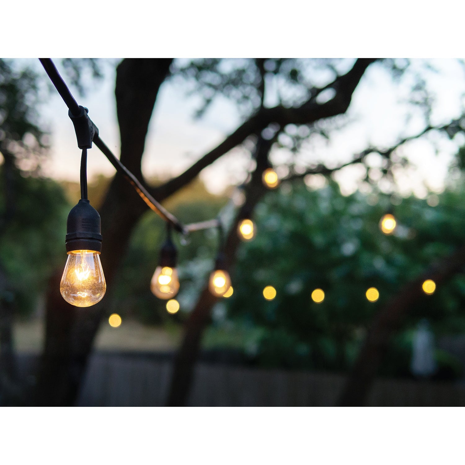 Xtricity - Outdoor LED String Lights, Waterproof, 48 Feet Long, 2200K Soft White