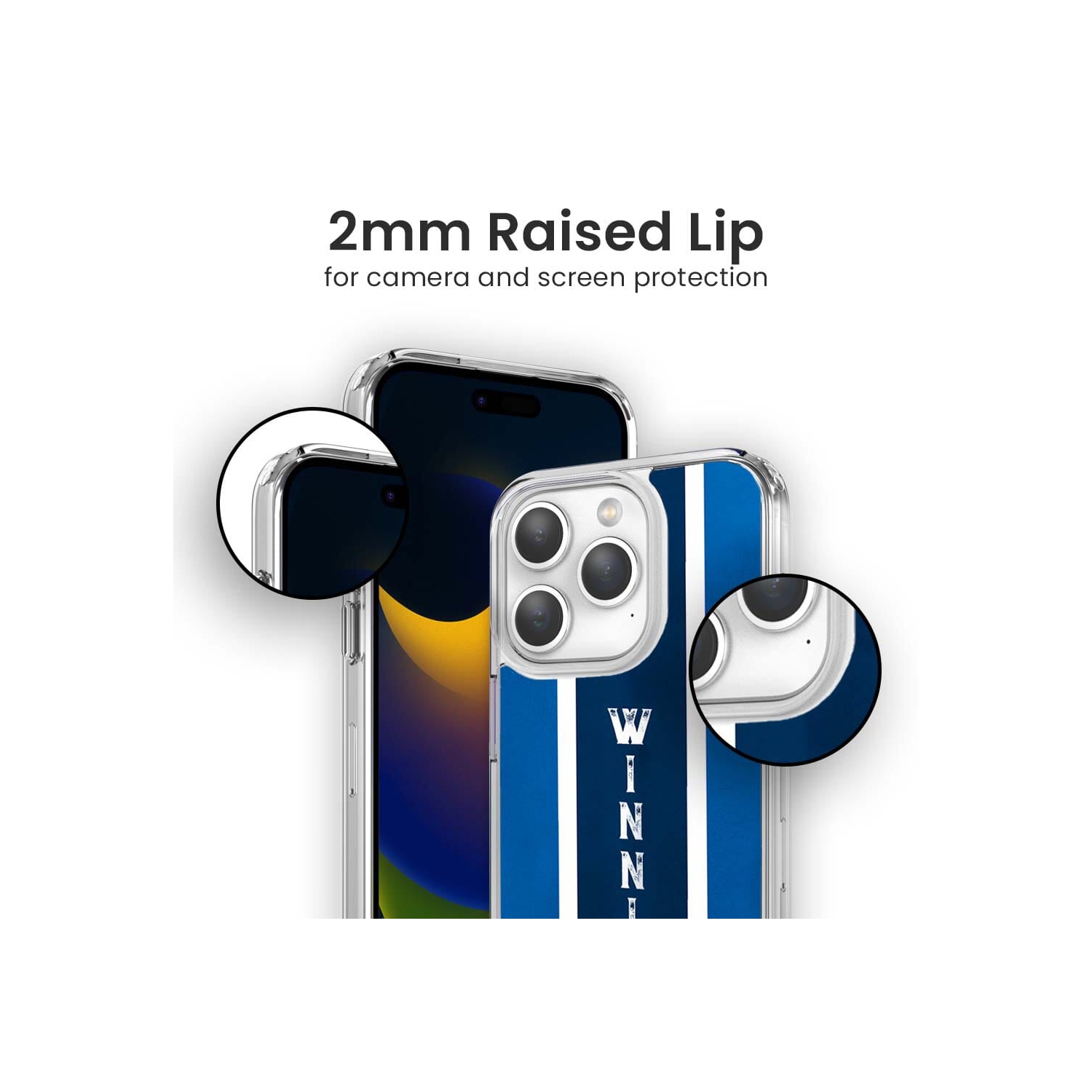 MagSafe iPhone 15 Pro Max Winnipeg Design Clear Case