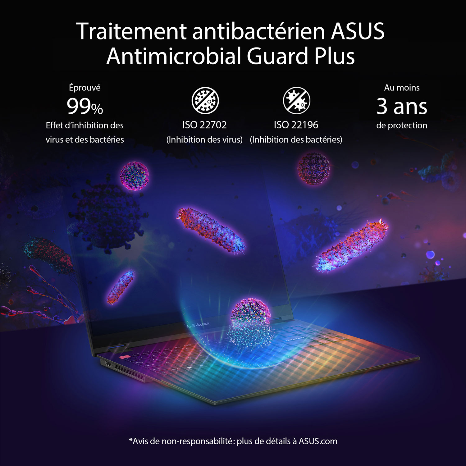 Portable à écran tactile de 16 po VivoBook S 16 Flip d'ASUS - Noir minuit