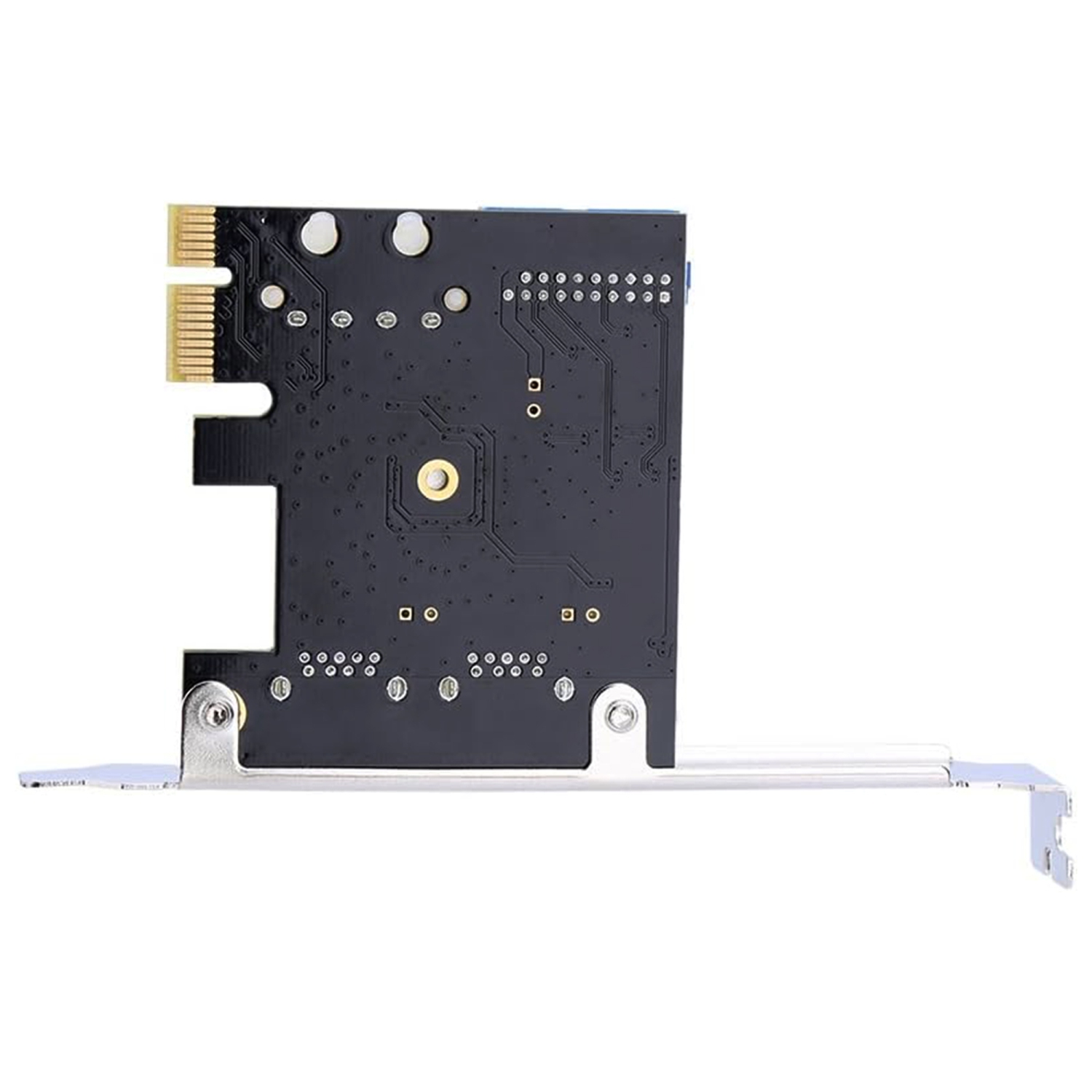 TECNII PCI-E to USB 3.0 2-Port Express Card with 20-Pin Connector, High-Speed Data Transfer, Easy Desktop Installation, Expands USB Ports, Backward