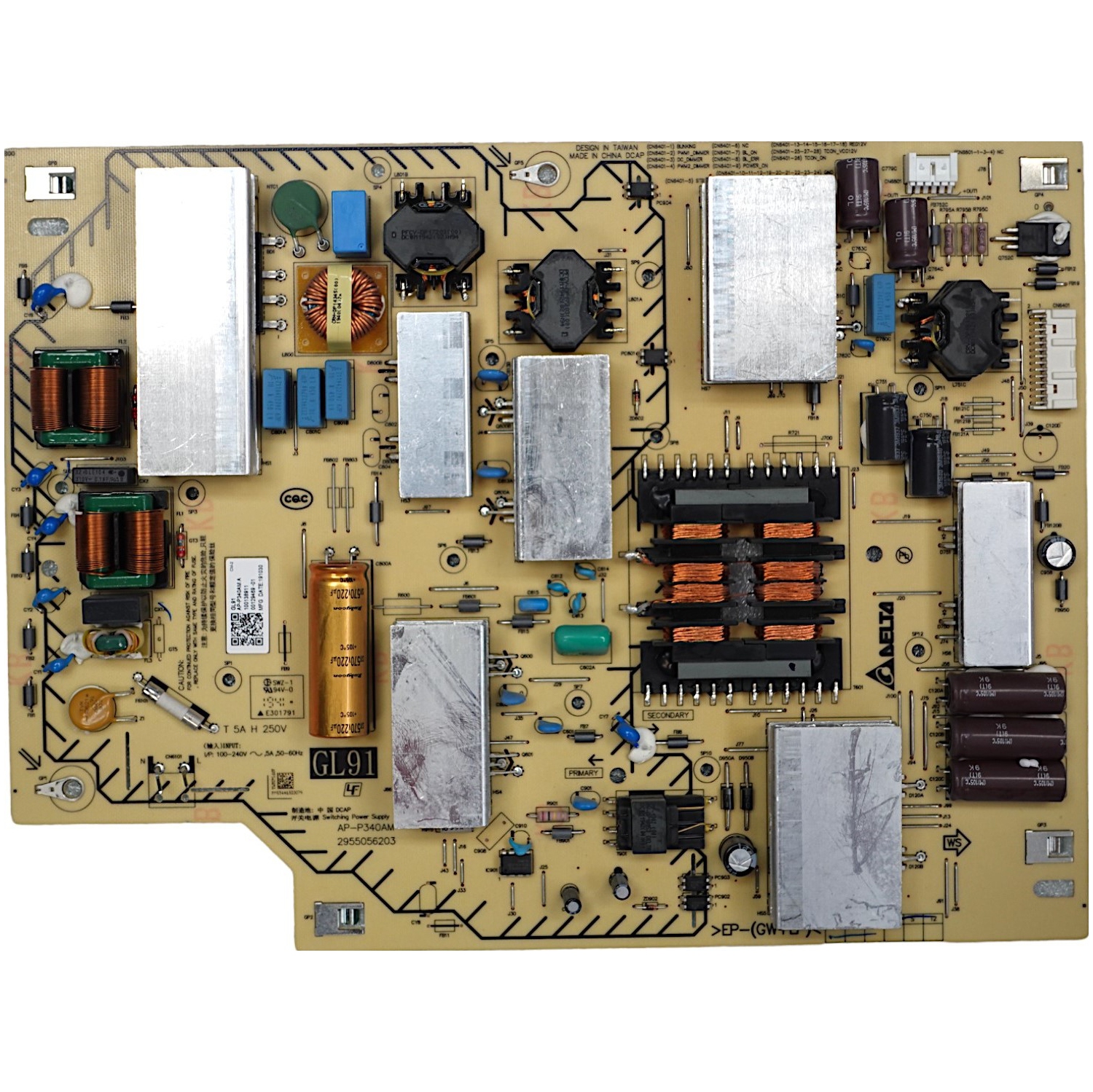 Téléviseur intelligent HDR 4K Hz 65 po XBR65X800G de SONY convertisseur Gl91-Static (TV) - remis à neuf (bon état) P/N : 1-001-389-11