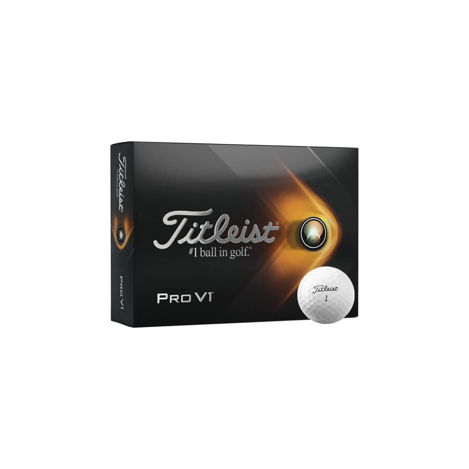 Titleist Pro V1 Golf Balls - One Dozen | Perfect Father's Day Gift | White Standard Numbers