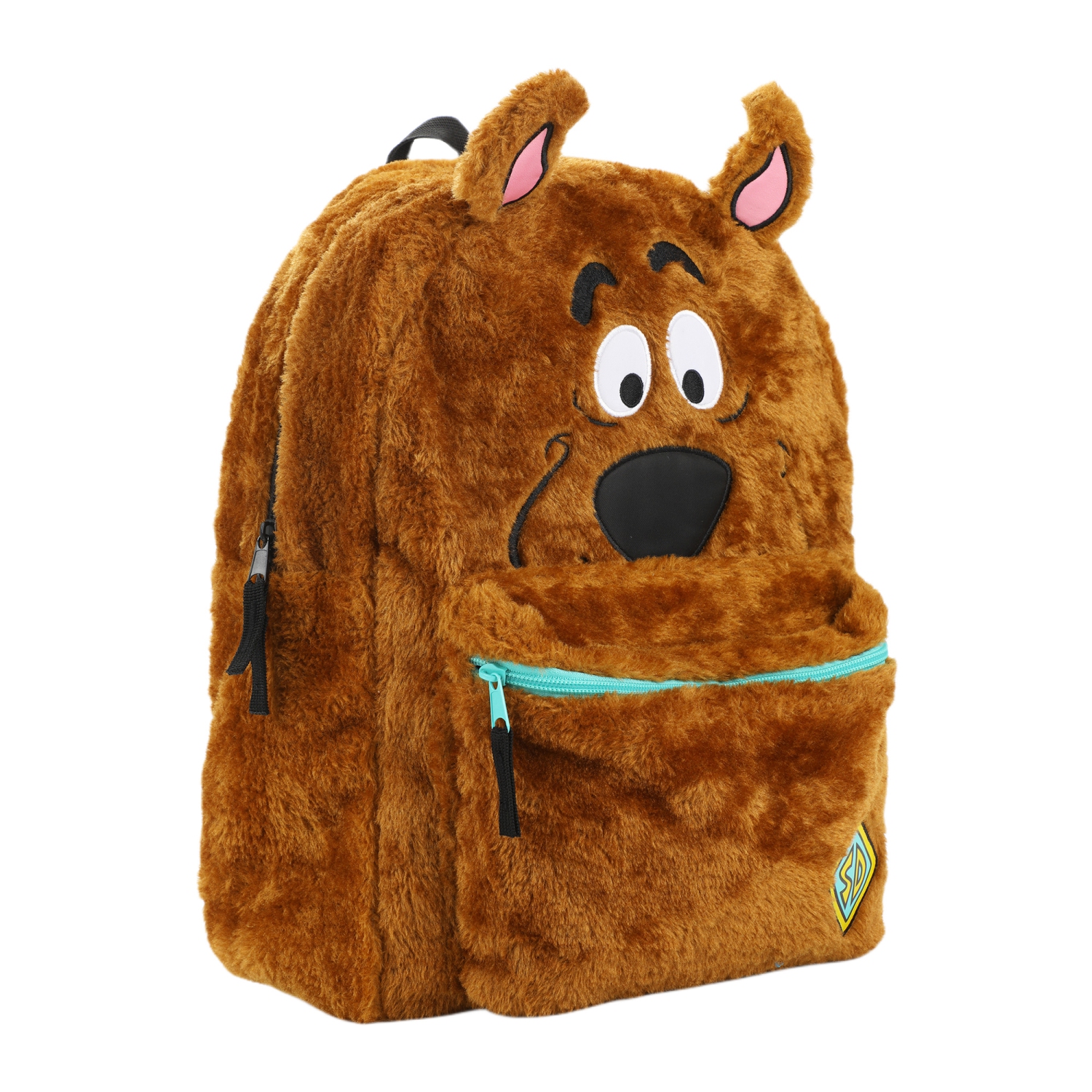 Sac à dos réversible de 16 po Fuzzy de Scooby-Doo avec oreilles