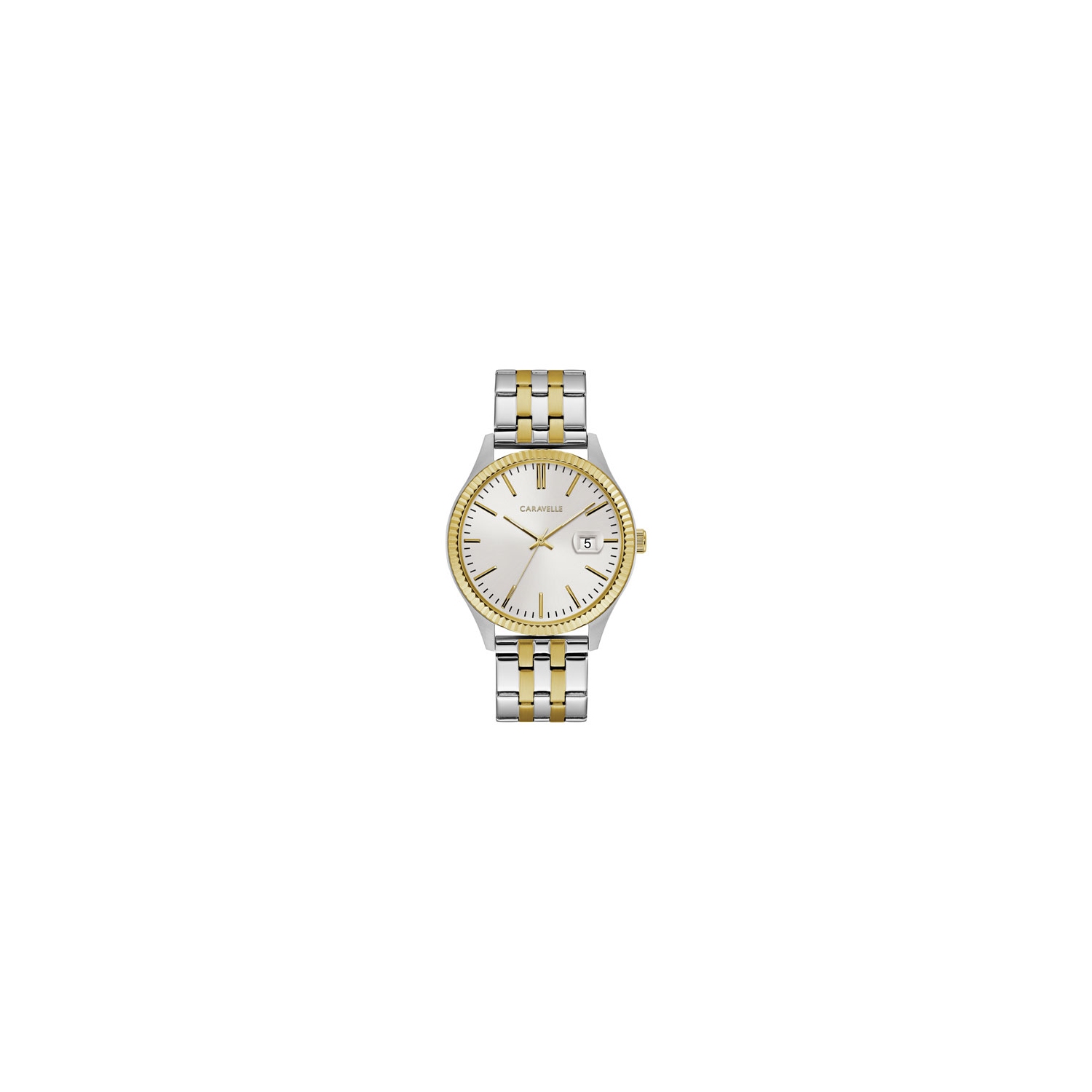 Caravelle 41mm Men's Casual Watch - Silver/Gold