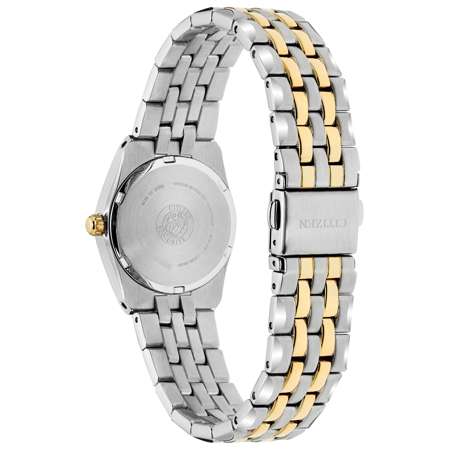 Citizen Ladies Corso Eco-Drive Watch 28mm Two-Tone Stainless Steel Case and Bracelet with Blue Dial