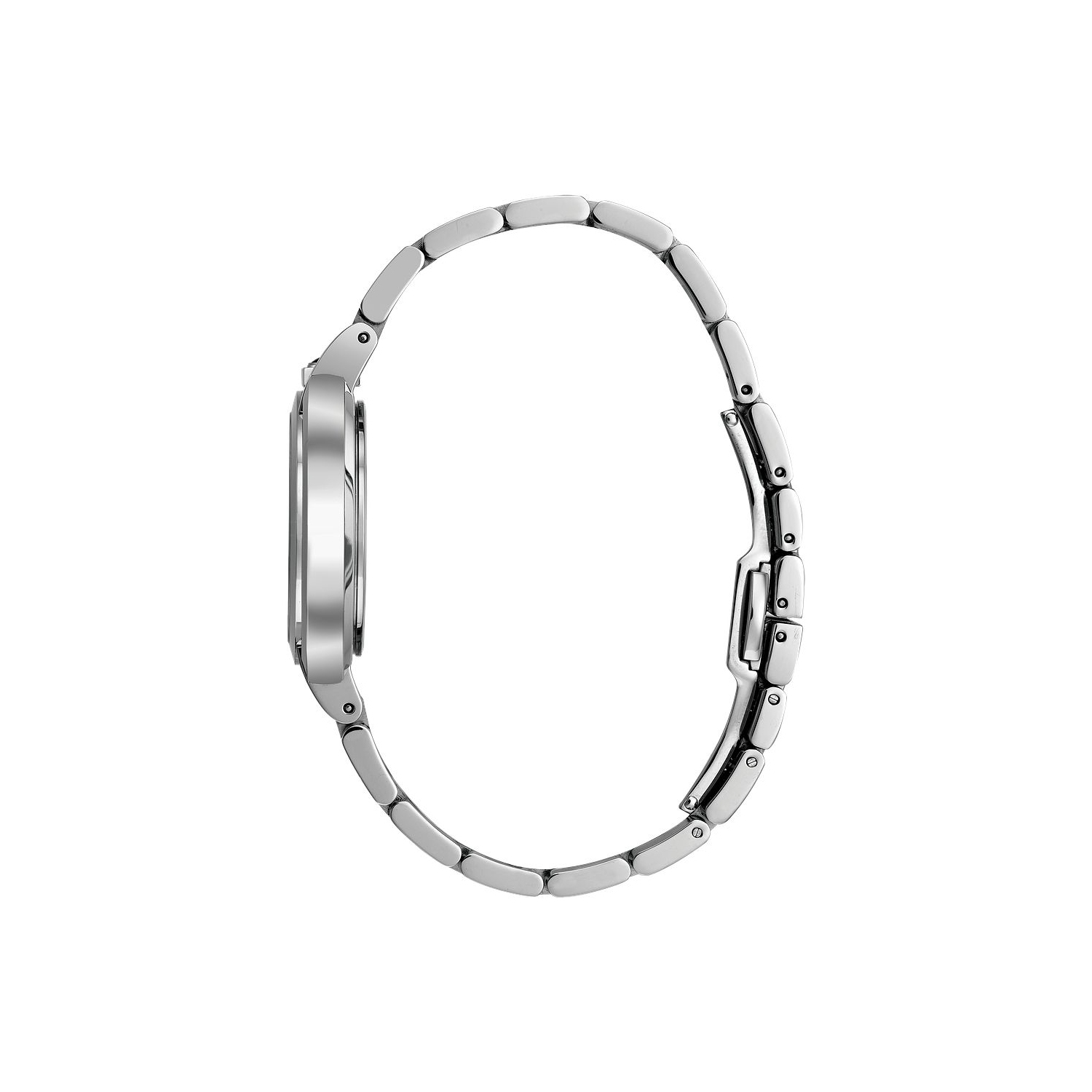 Montre à quartz pour femmes Rubaiyat 35&nbsp;mm de Bulova avec boîtier et bracelet en acier inoxydable argenté et cadran blanc argenté