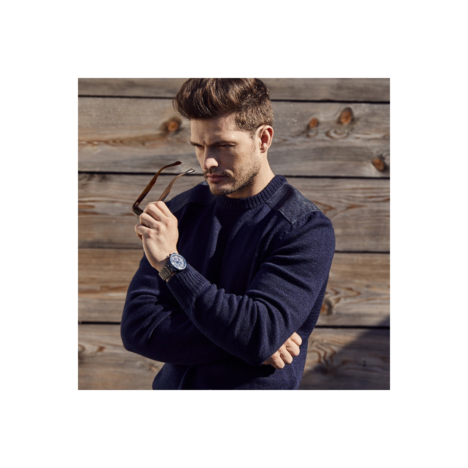 Citizen Mens Satellite Wave GPS Freedom Eco-Drive Watch 44mm Black Stainless Steel Case and Bracelet with Black Dial