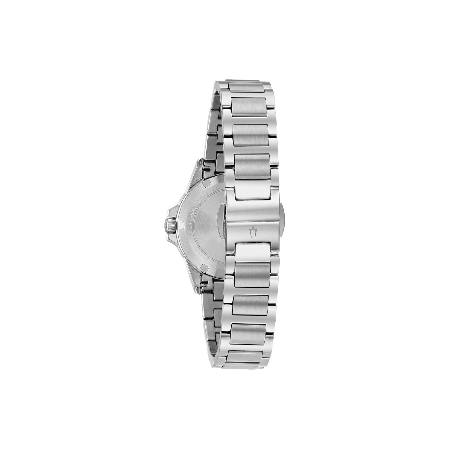 Bulova Ladies Marine Star Quartz Watch 32mm Silver-Tone Stainless Steel Case and Bracelet with Blue Dial