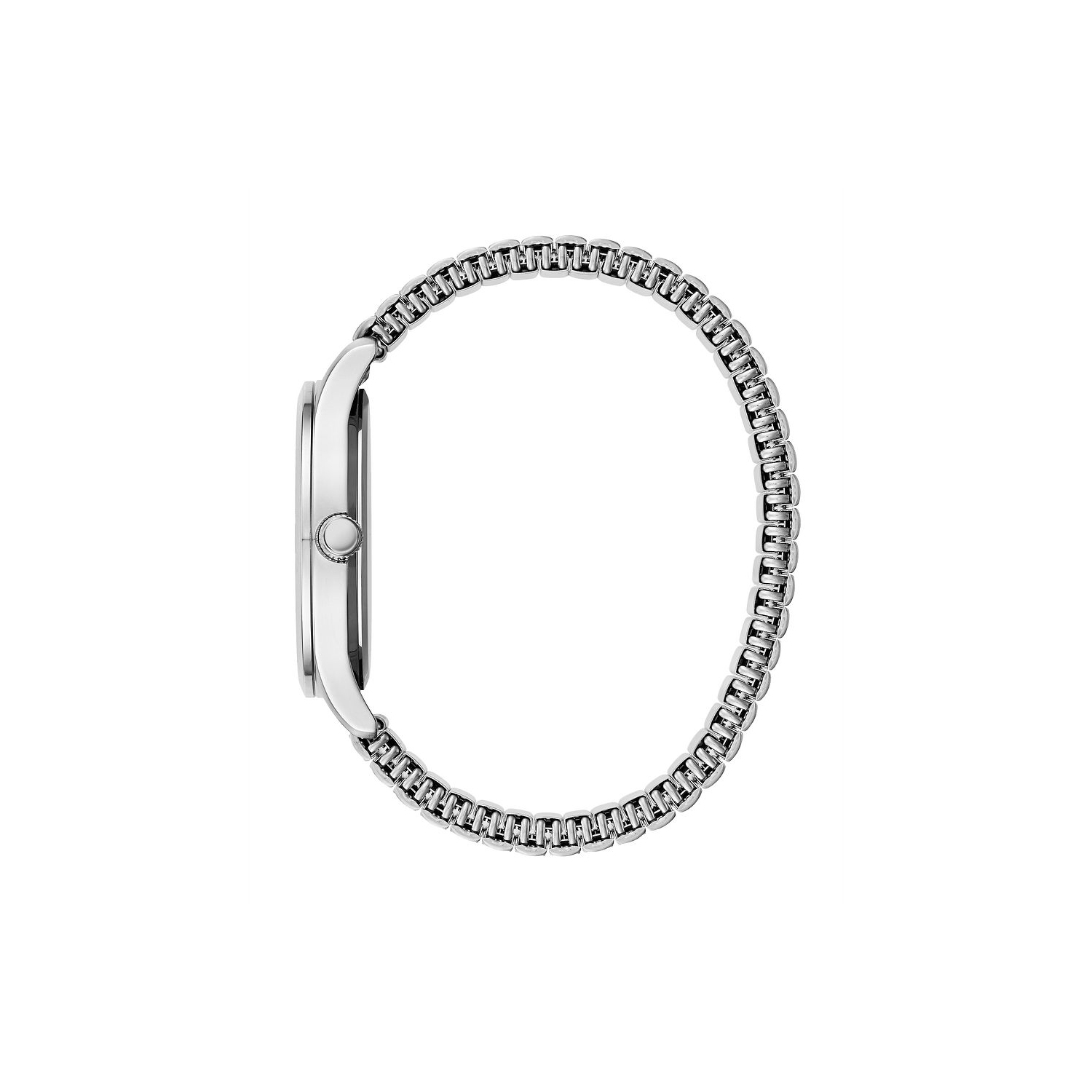 Montre à quartz traditionnelle pour hommes de Caravelle 40,2&nbsp;mm, boîtier en acier inoxydable argenté et cadran bleu